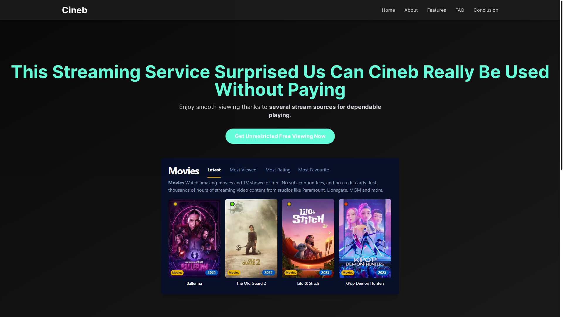 website screenshot of https://cineb-lz99.pages.dev/