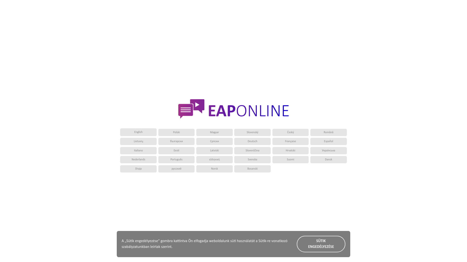 website screenshot of https://www.24eap.com/