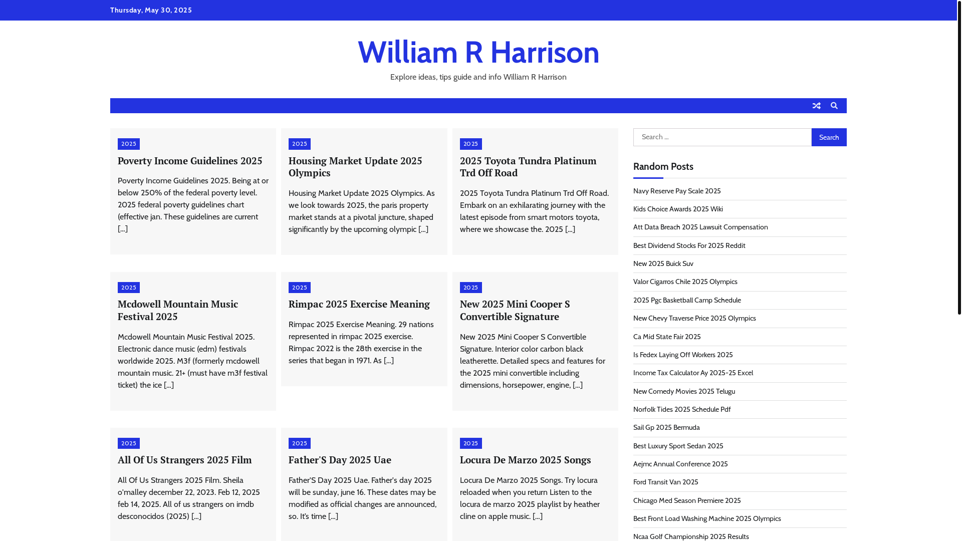 website screenshot of https://williamrharrisonm.pages.dev/