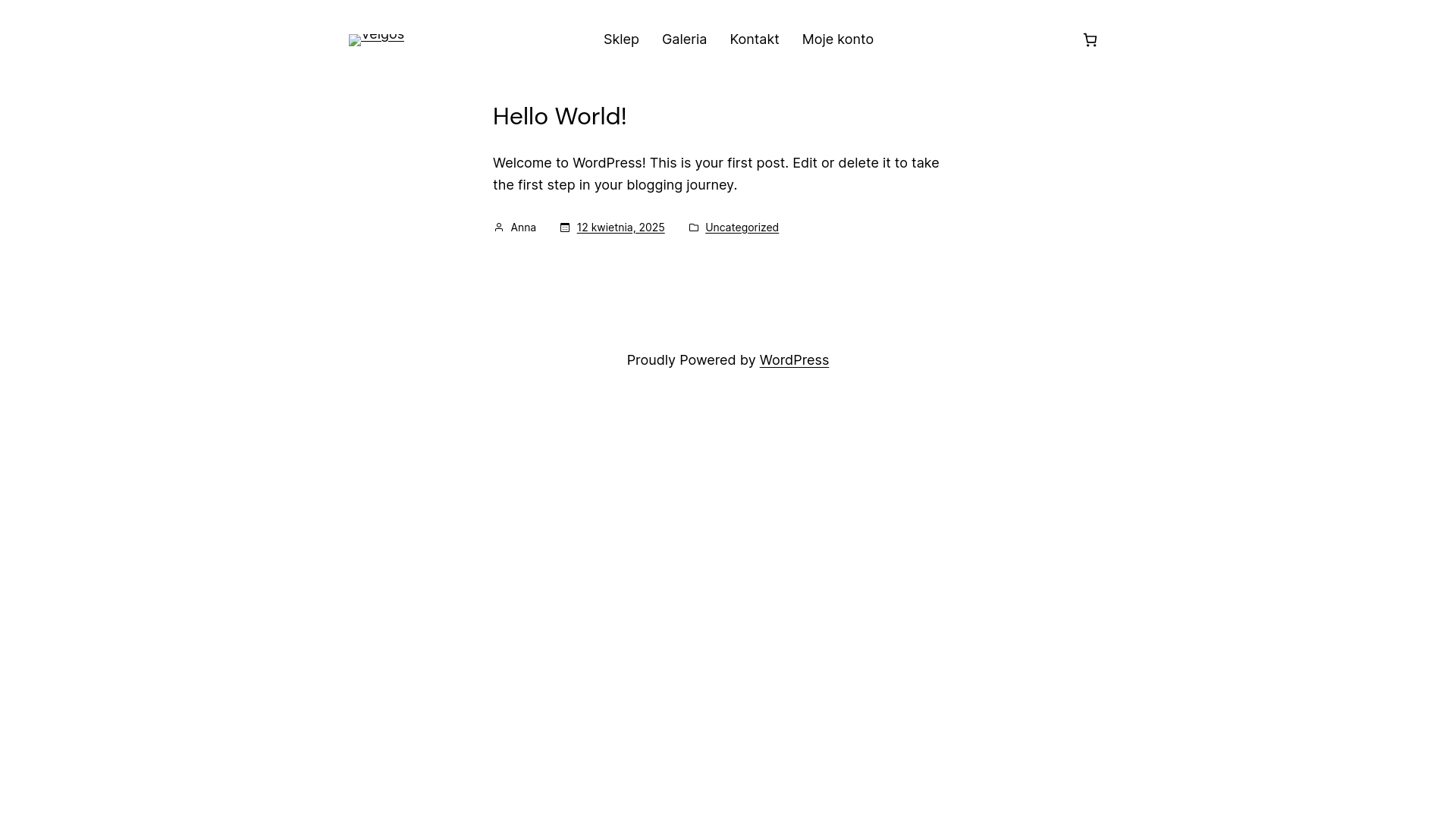 website screenshot of https://velgos.shop/