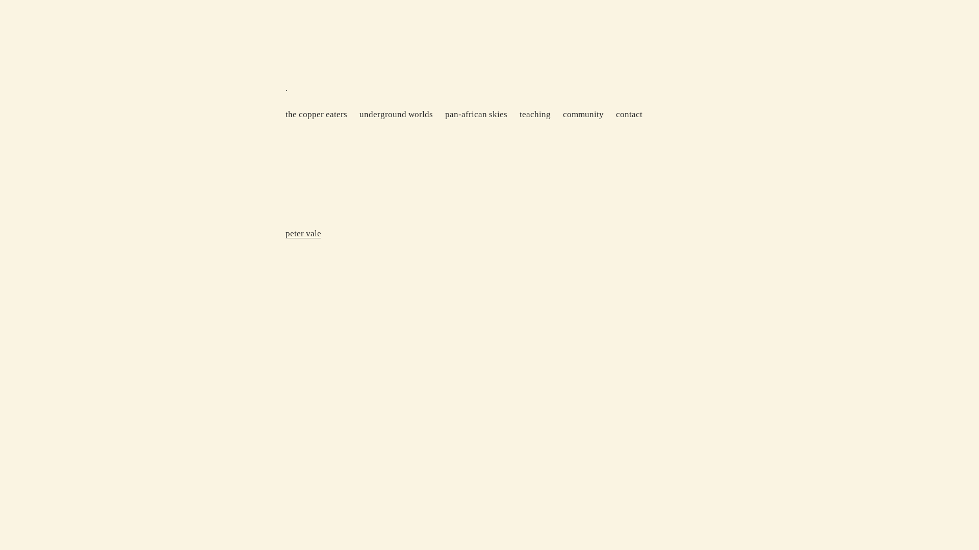 website screenshot of https://valepeter.com/