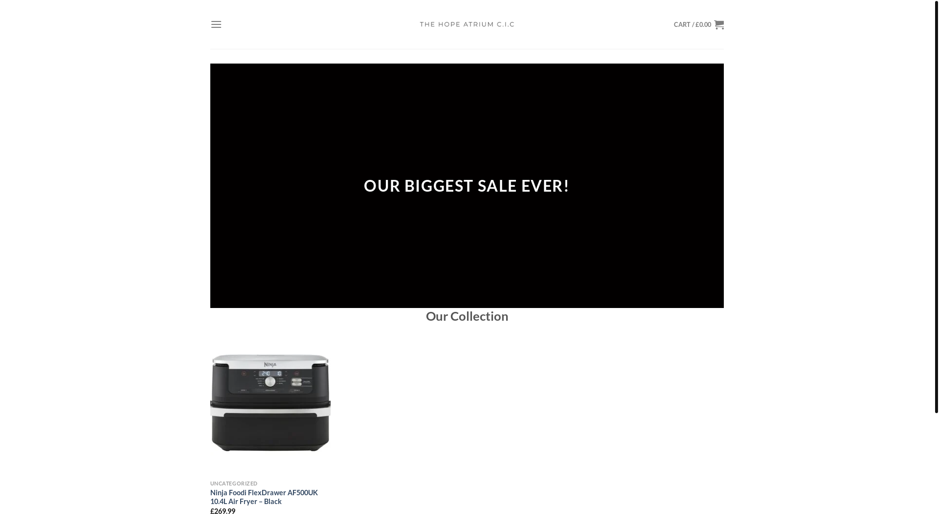 website screenshot of https://thehopeatriumcic.com/