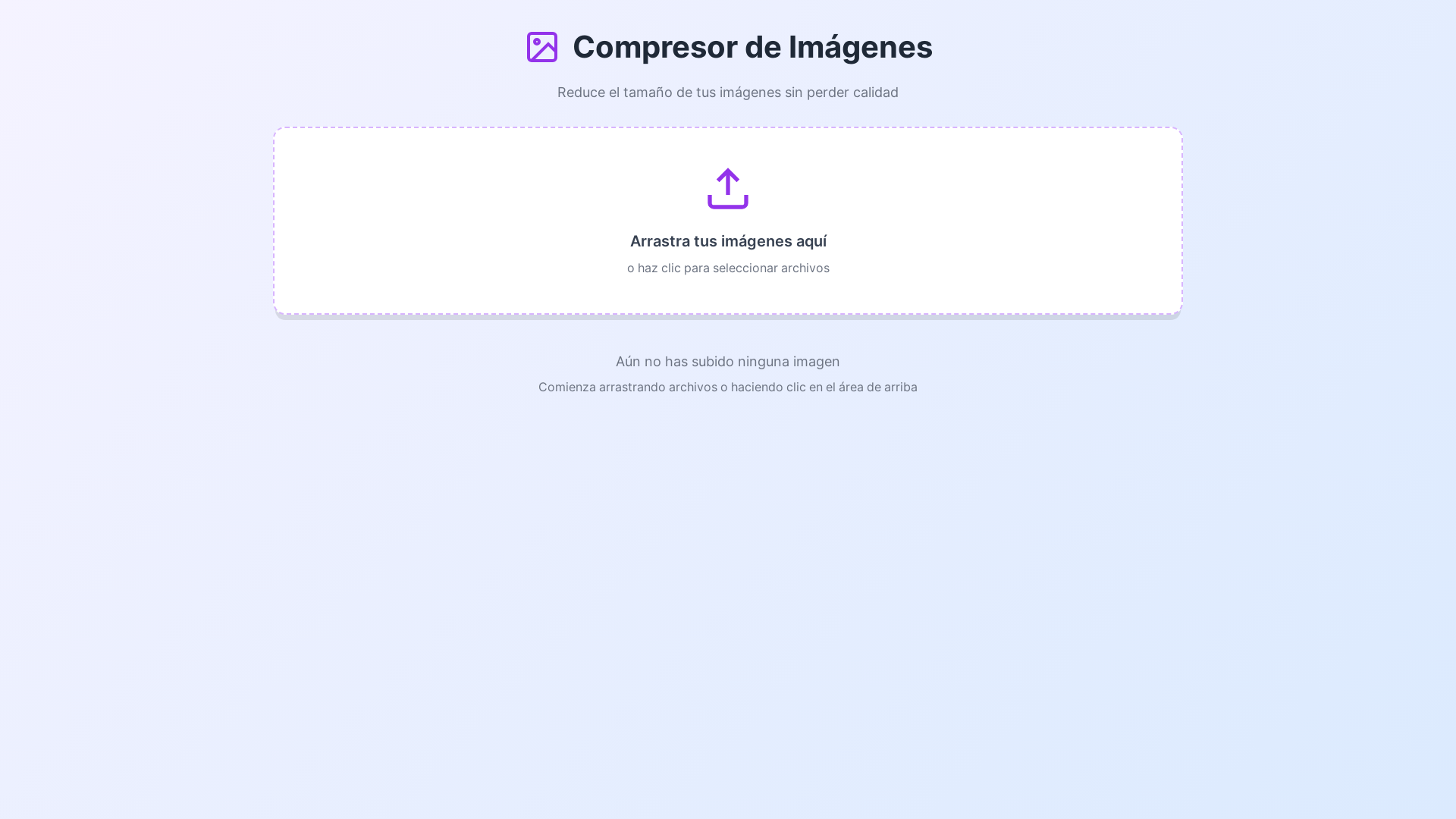 website screenshot of https://compresordeimagenes.pages.dev/