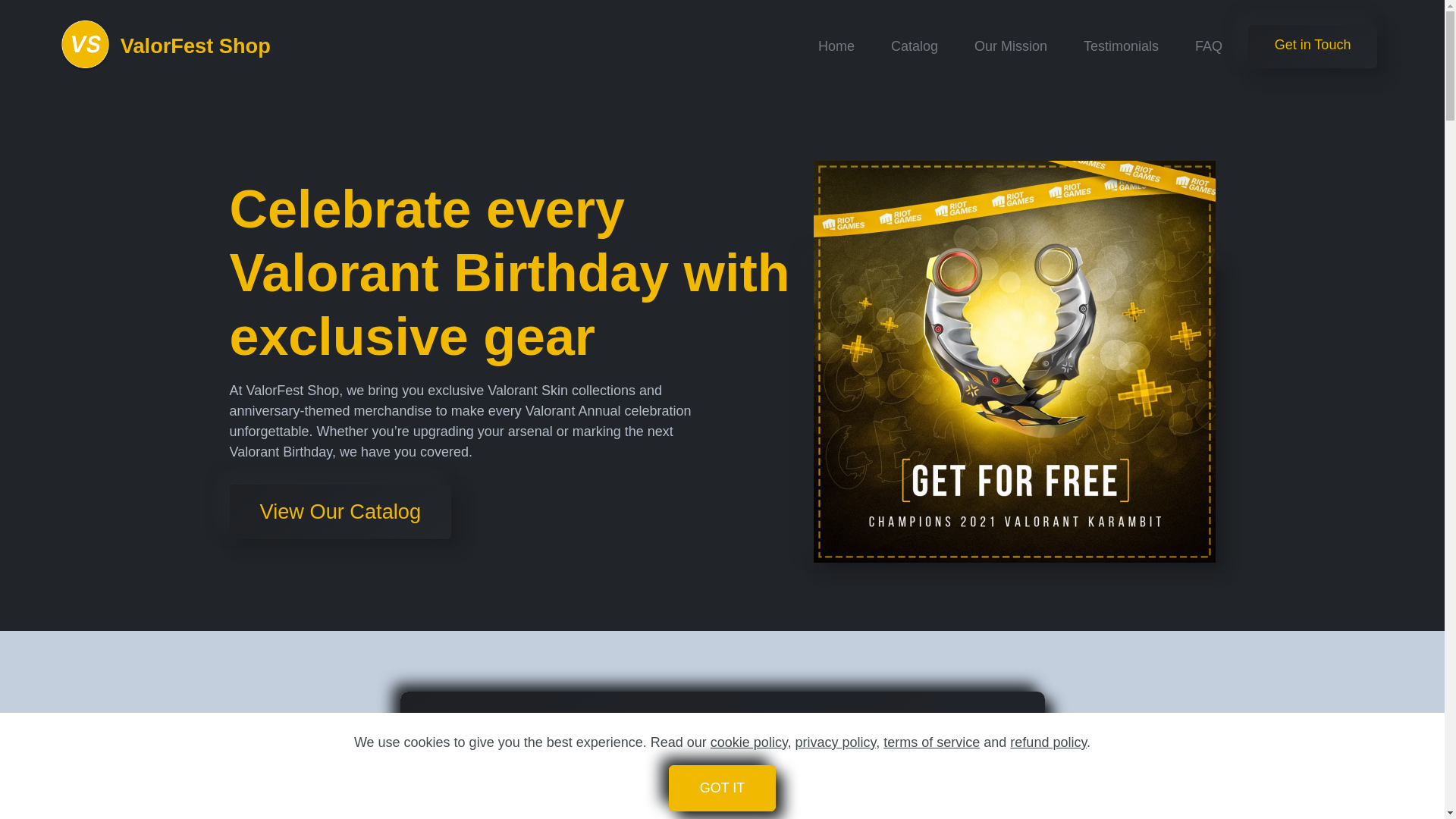 website screenshot of https://riot-celebration.com/