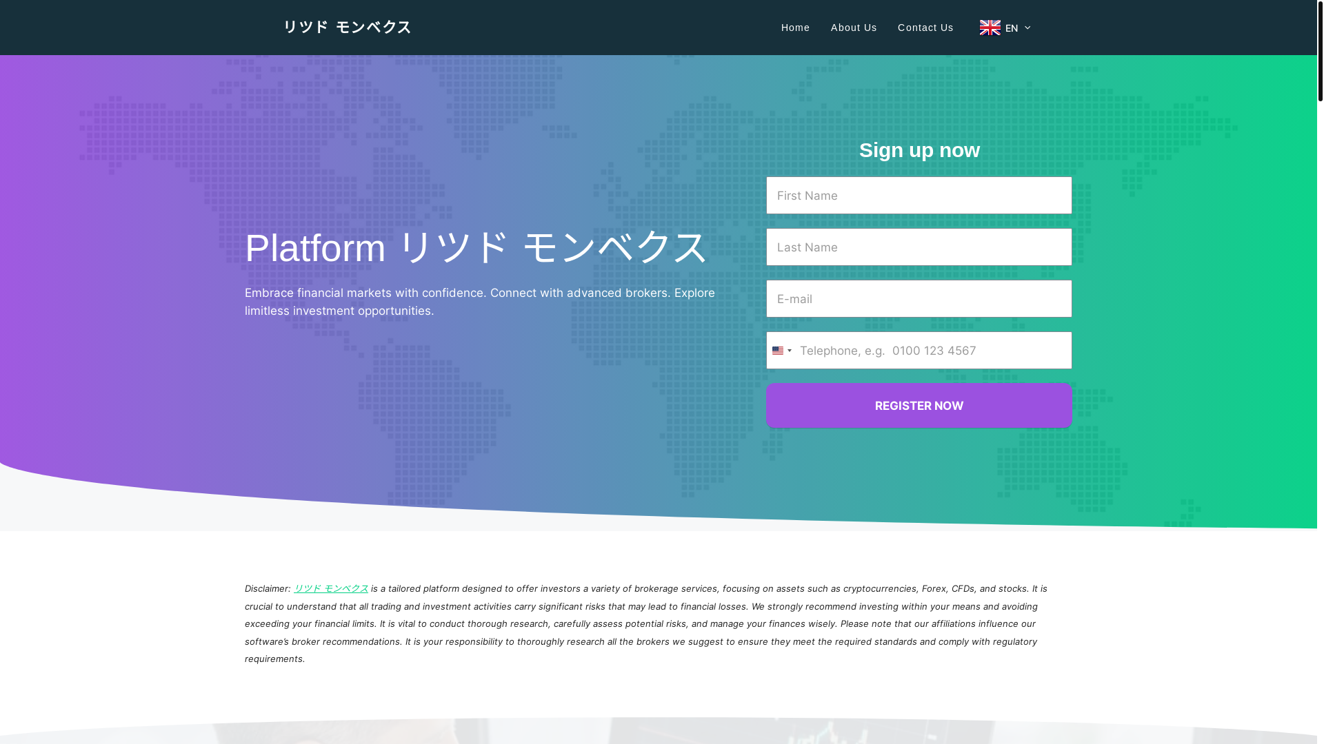 website screenshot of https://ritsudomonbex.com