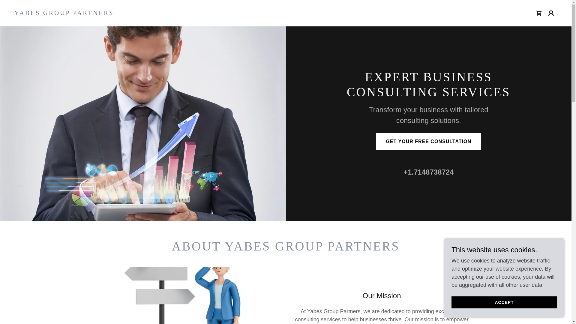 website screenshot of https://yabesgrouppartners.com/