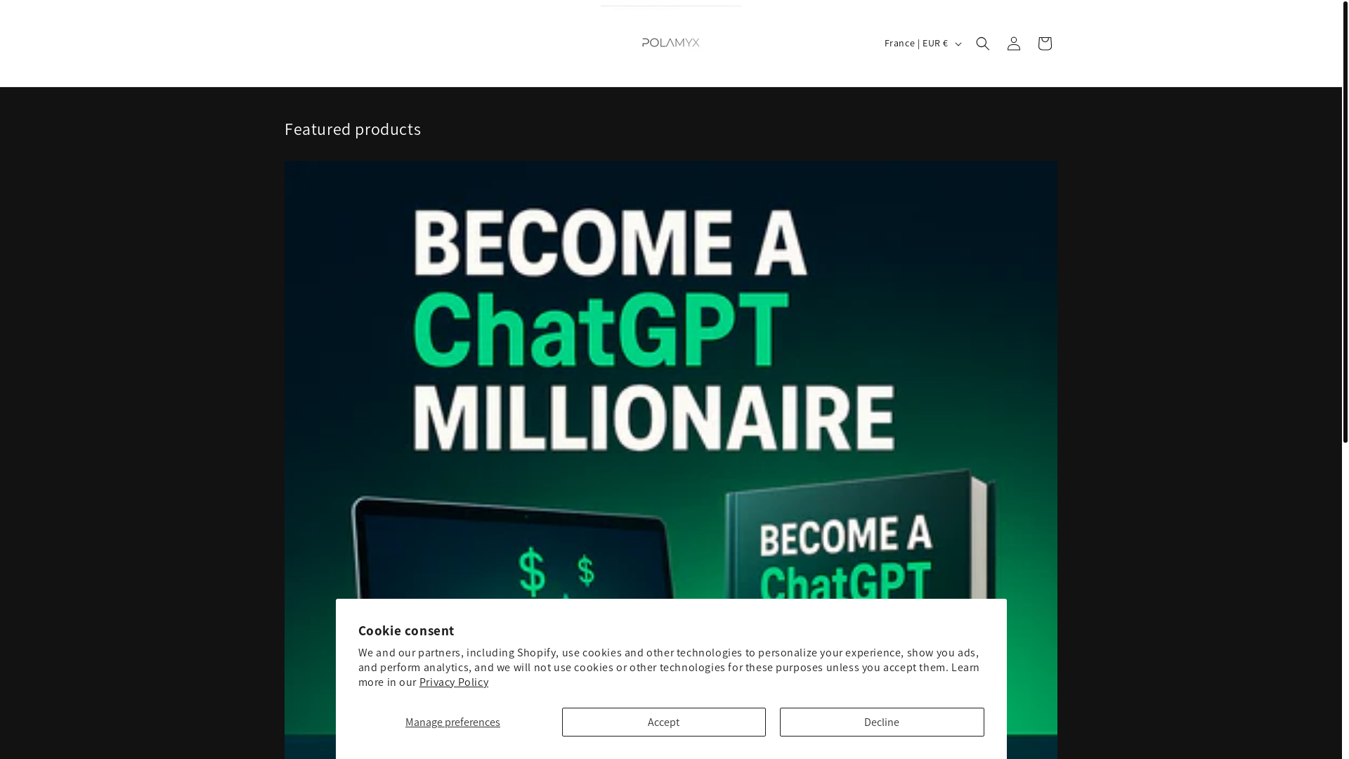 website screenshot of https://polamyxmedia.com/