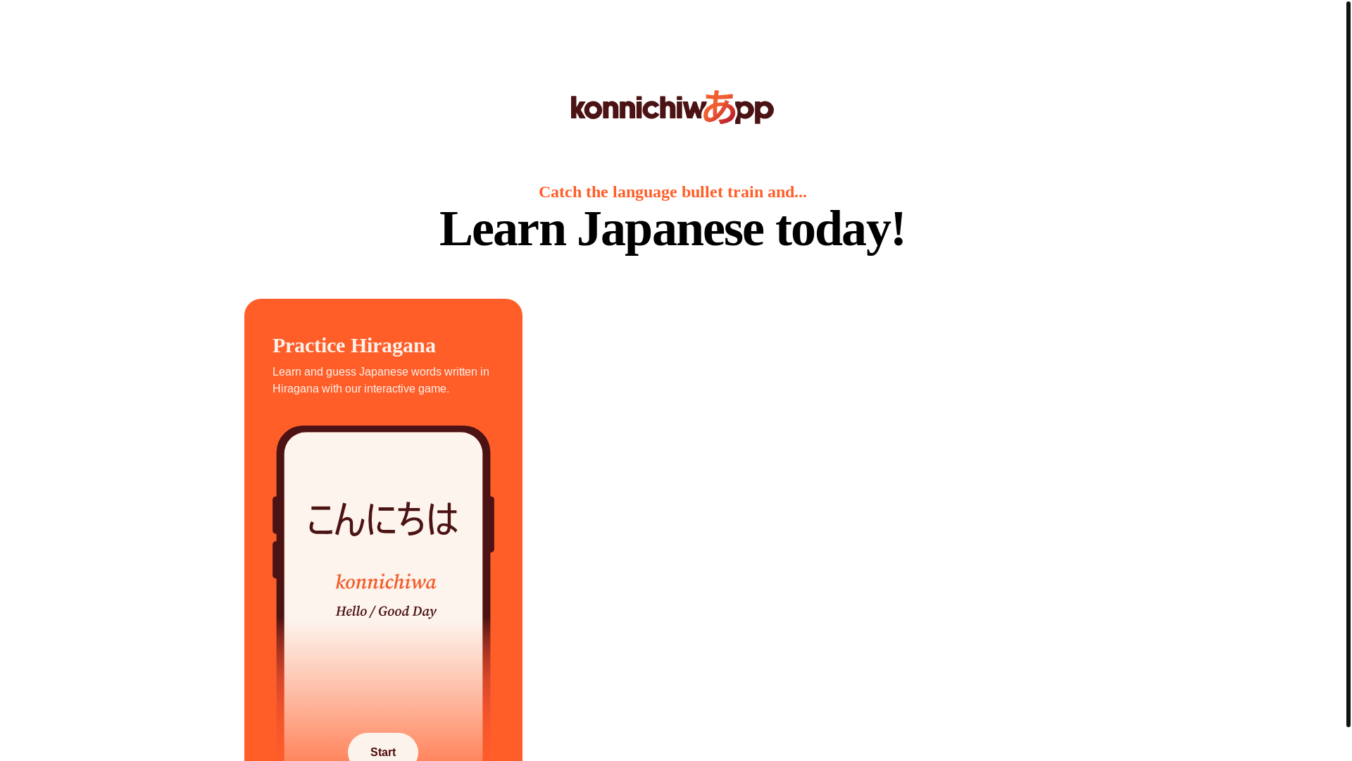 website screenshot of https://konnichiwapp.pages.dev/