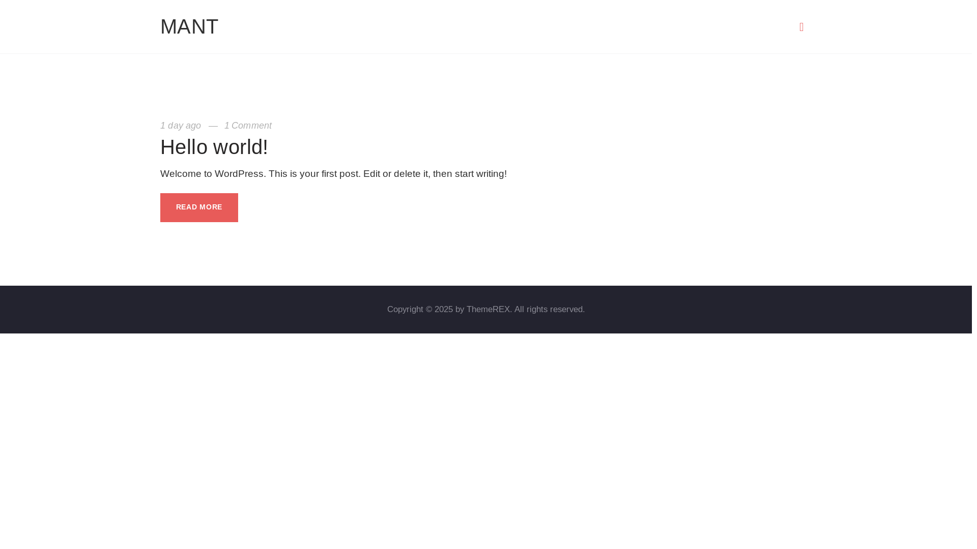 website screenshot of https://mmant.com.br/