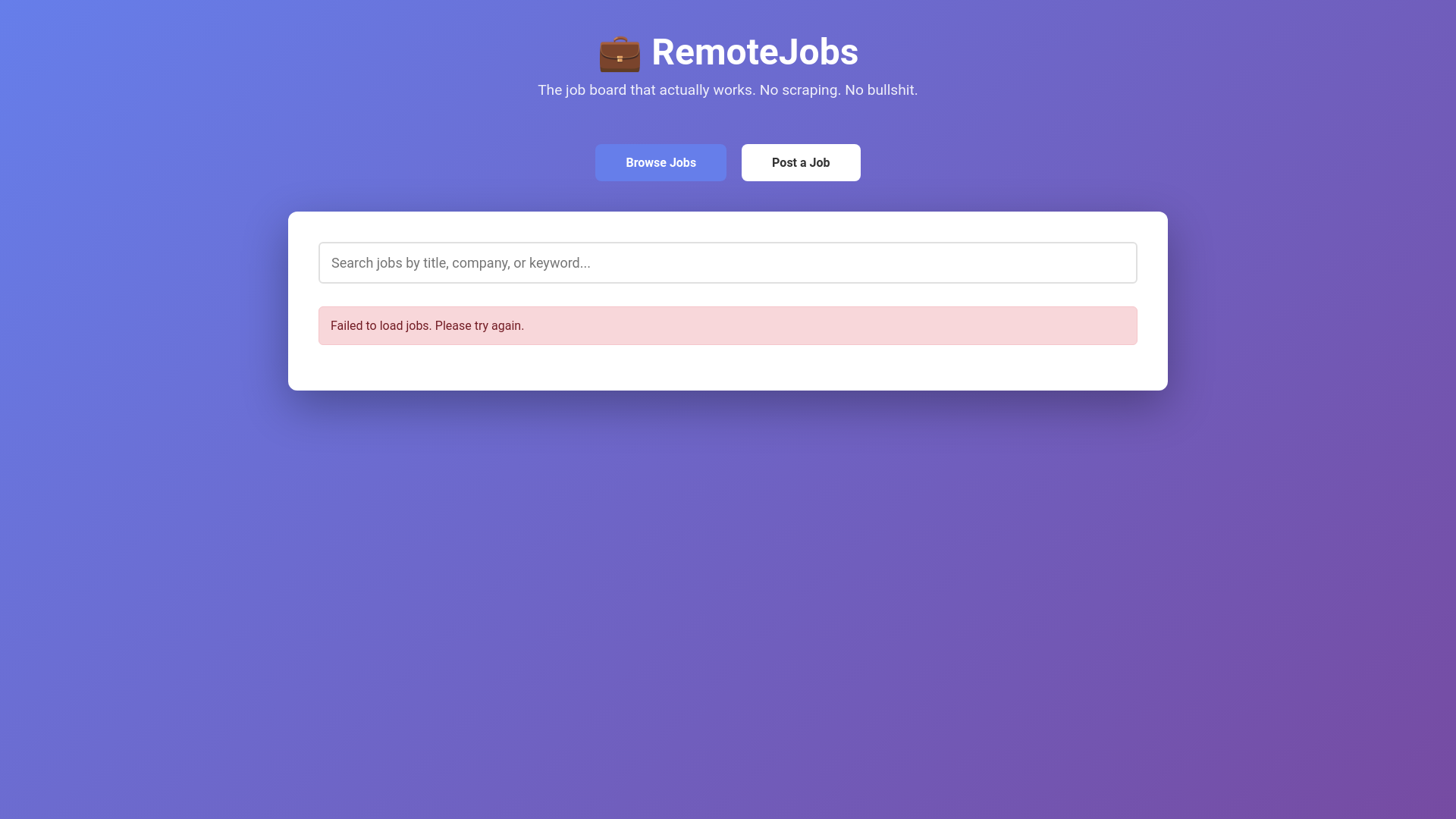 website screenshot of https://remotejobs-platform.pages.dev/
