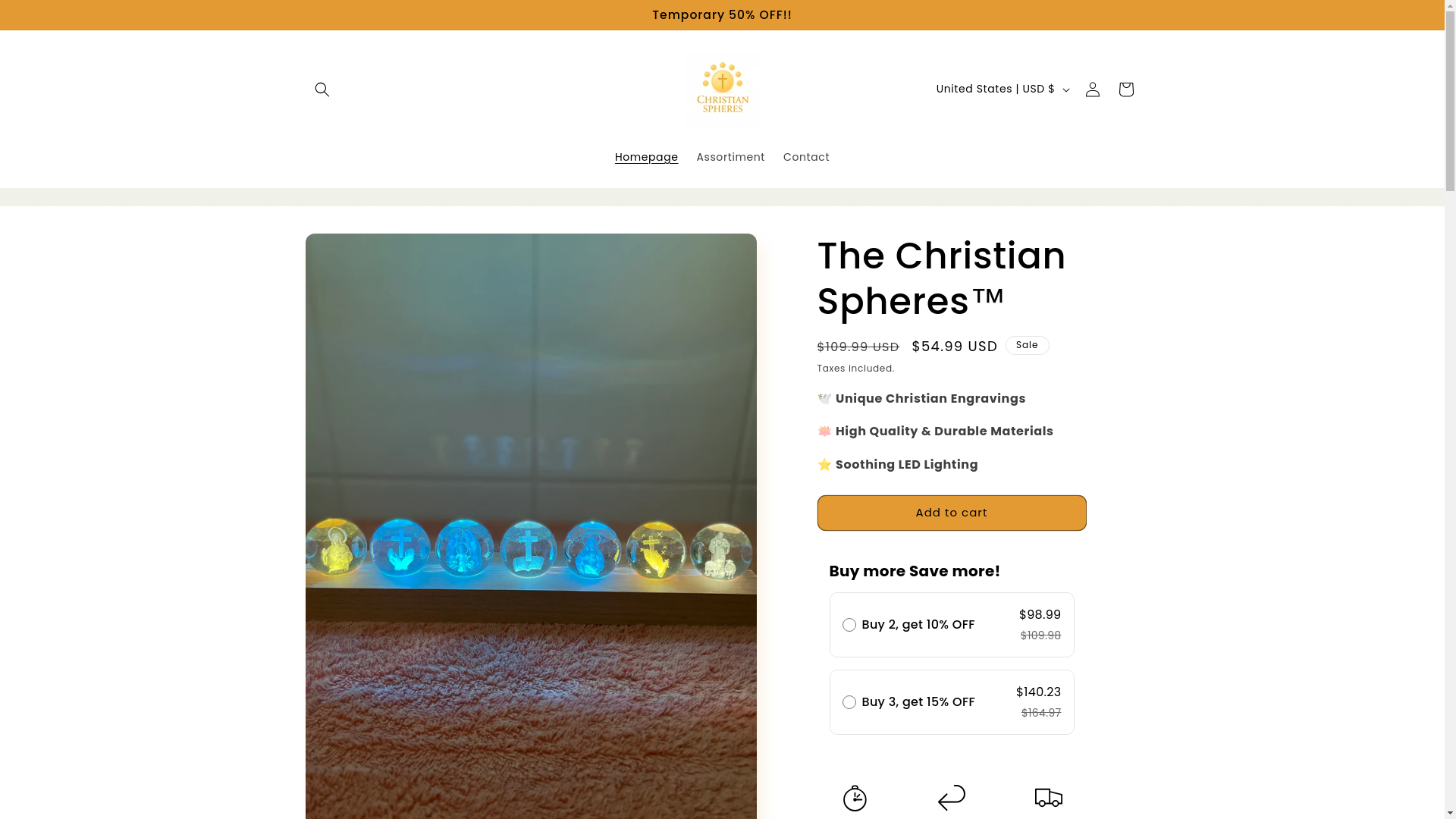 website screenshot of https://thechristianspheres.com/