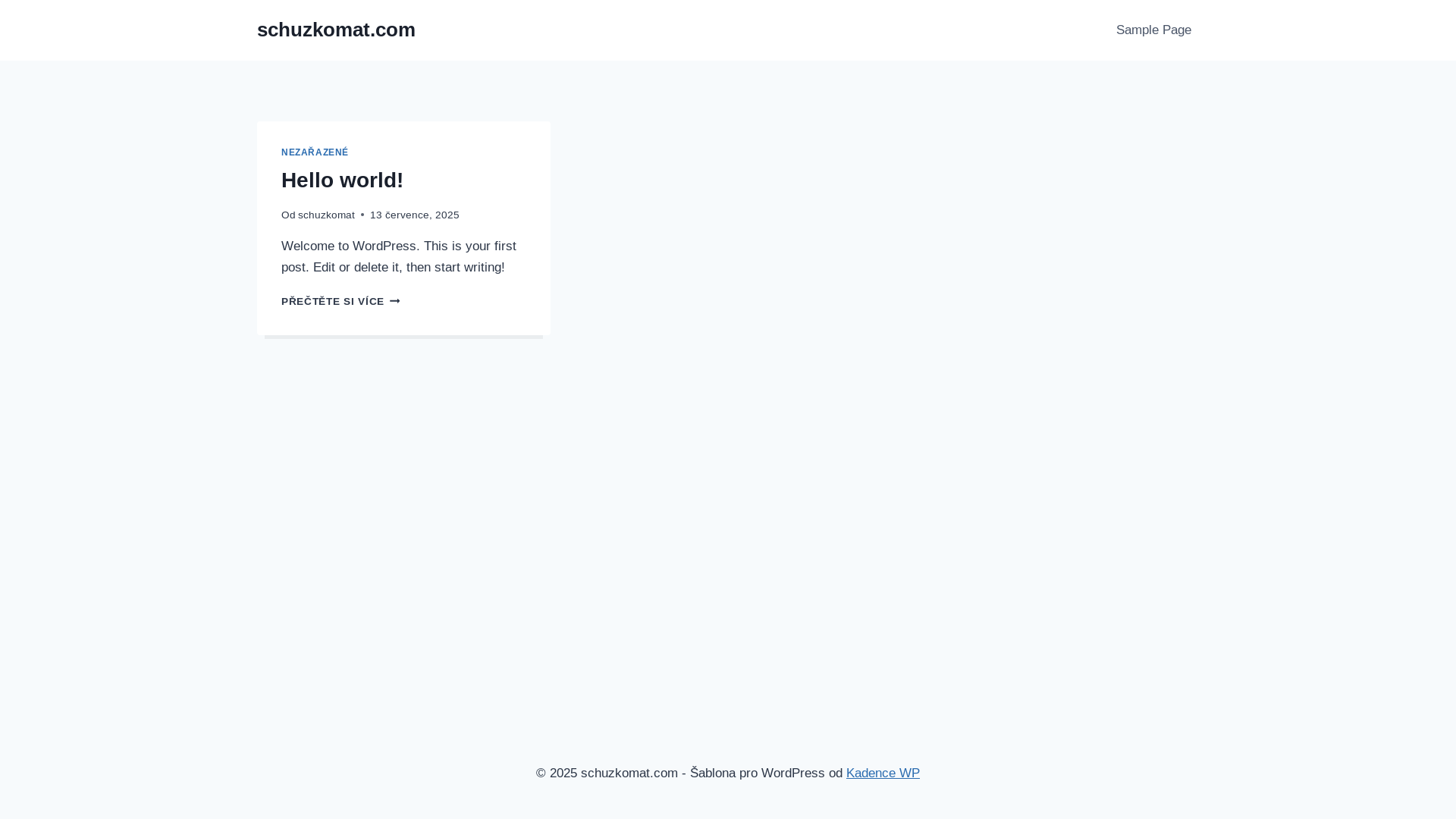 website screenshot of https://schuzkomat.com/