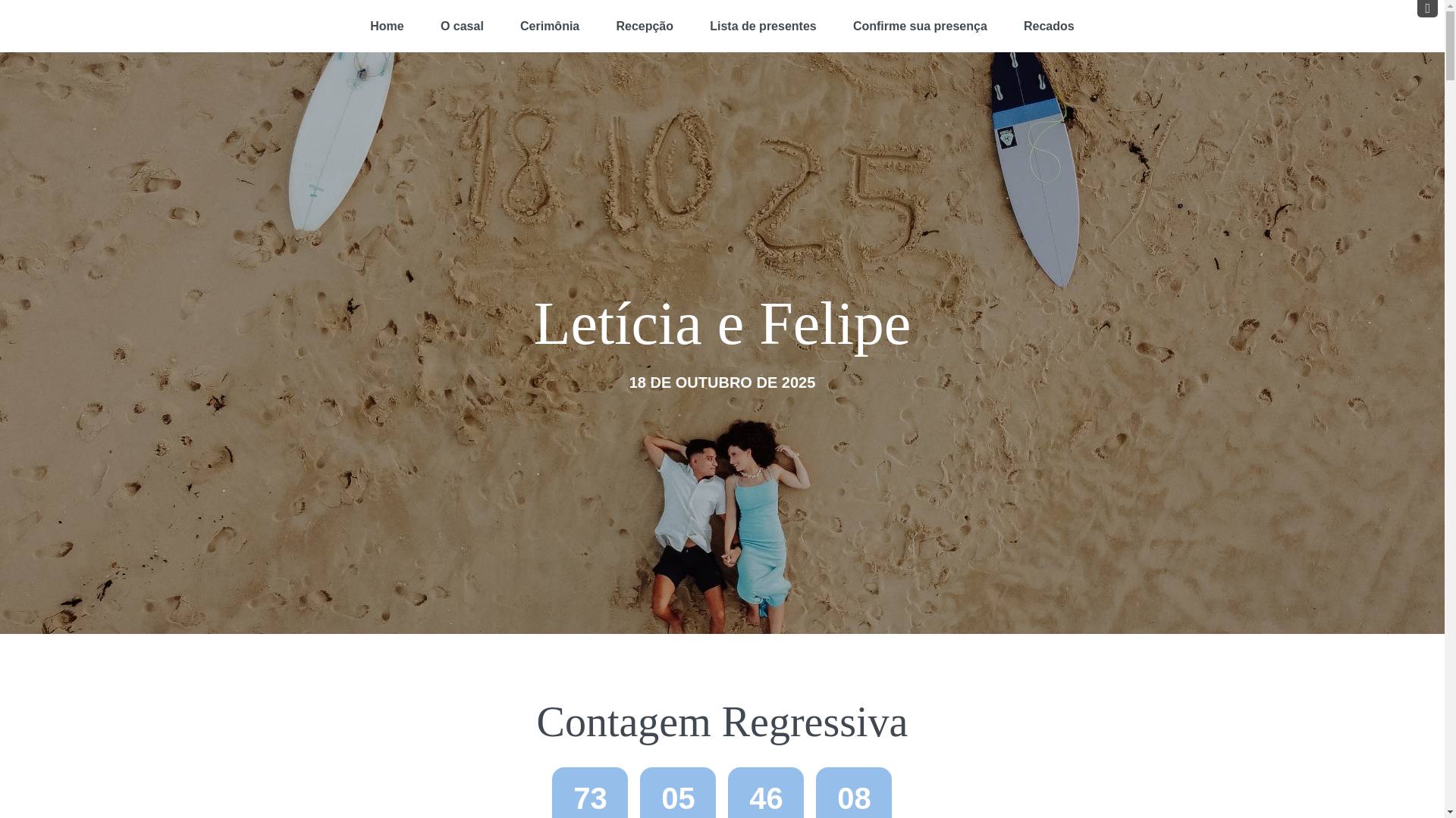 website screenshot of https://leticiaefelipereis.com.br/