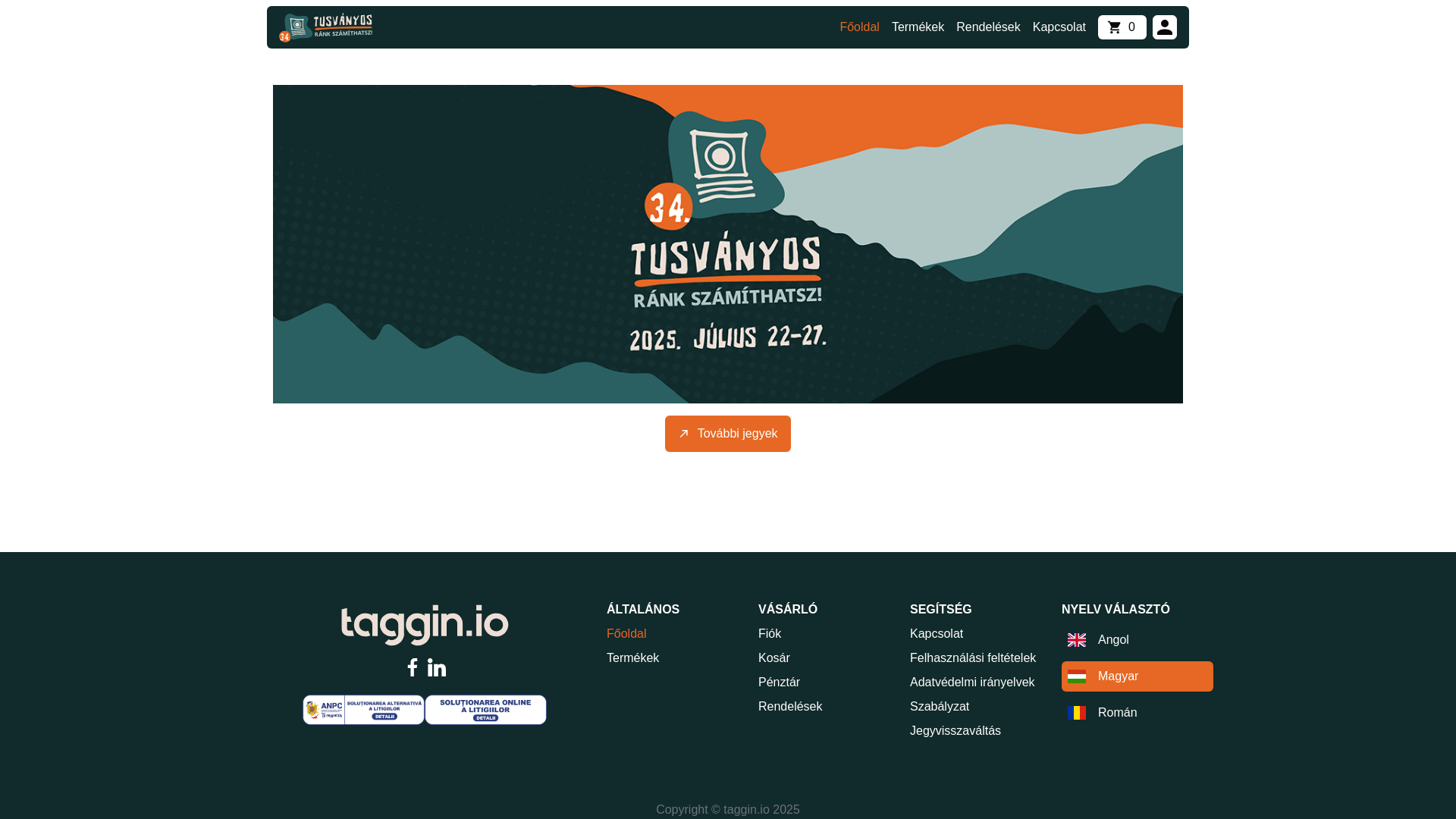 website screenshot of https://tusvanyos-partner-frontend.pages.dev/