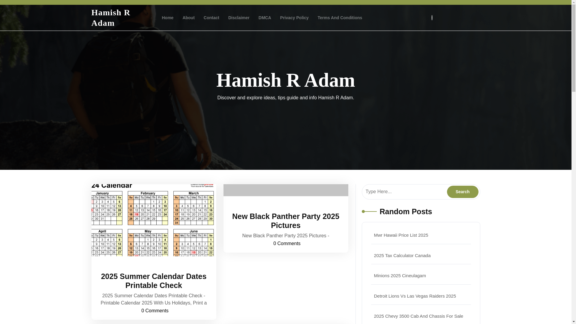 website screenshot of https://hamishradam.pages.dev/