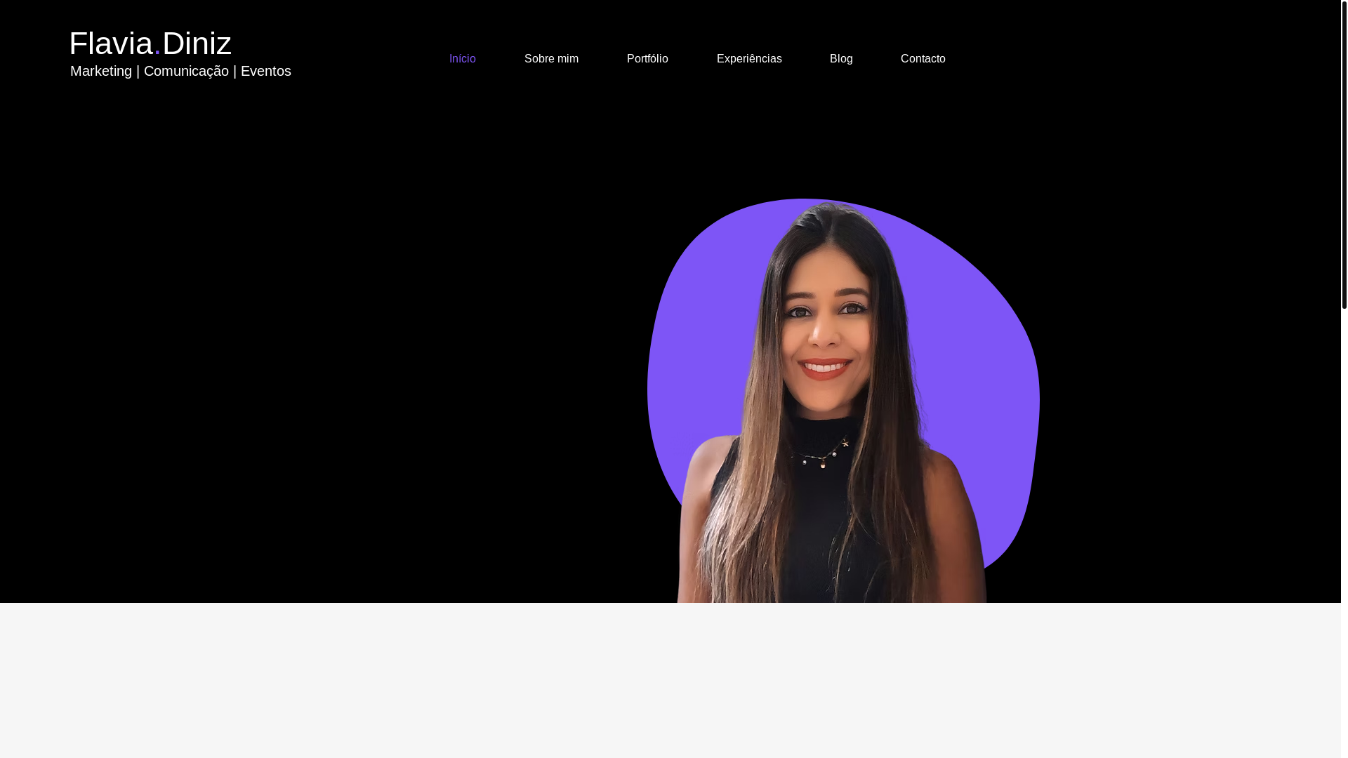 website screenshot of https://flaviamarinhodiniz.com/