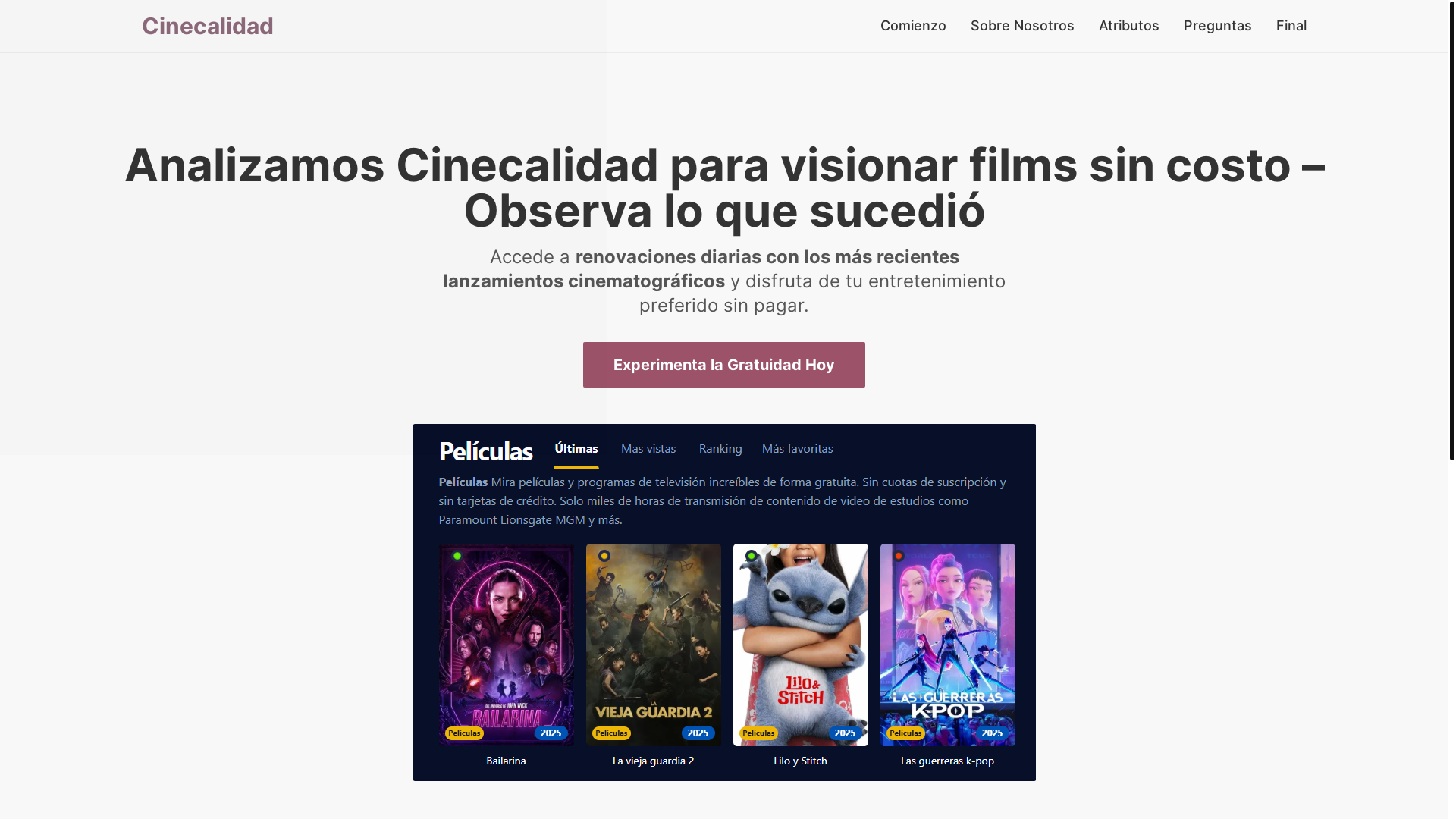 website screenshot of https://cinecalidad-v13e.pages.dev/