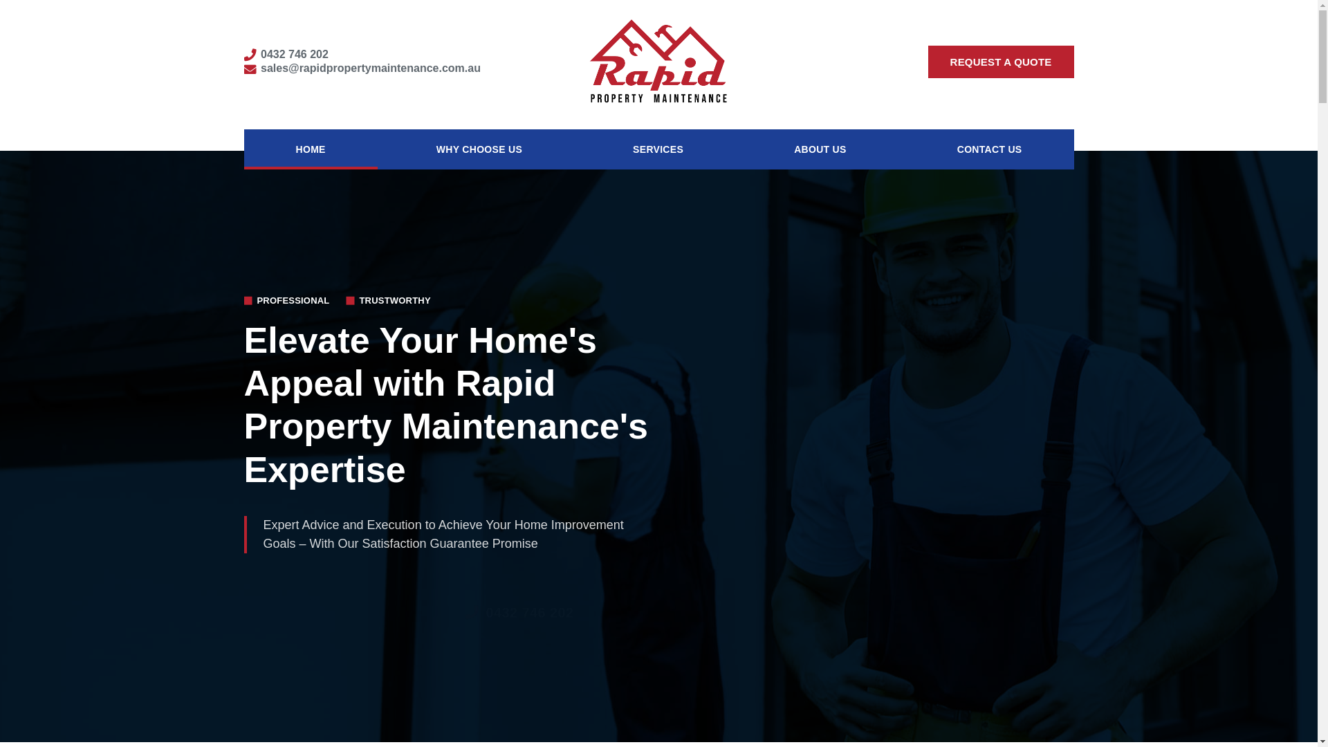 website screenshot of https://rapidpropertymaintenance.online/