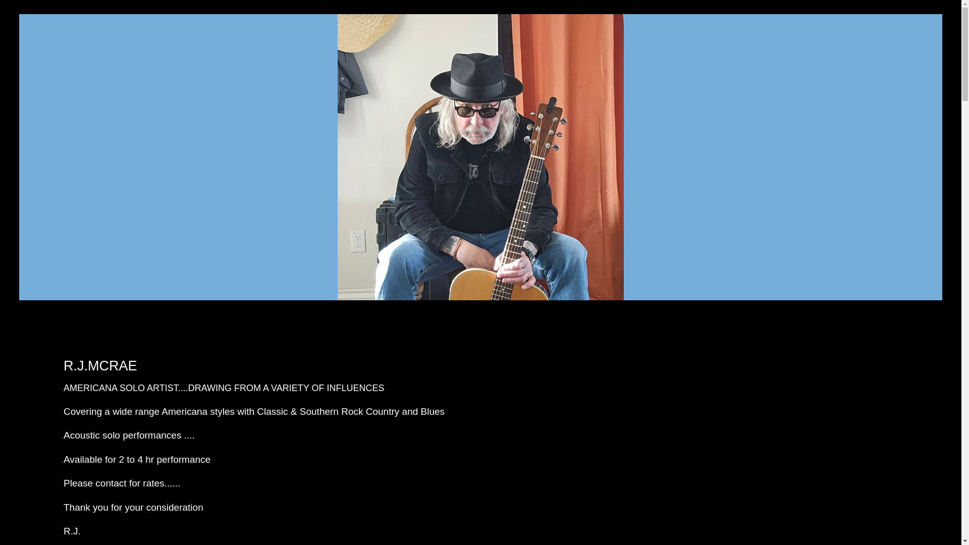 website screenshot of https://rjmcrae.fans/