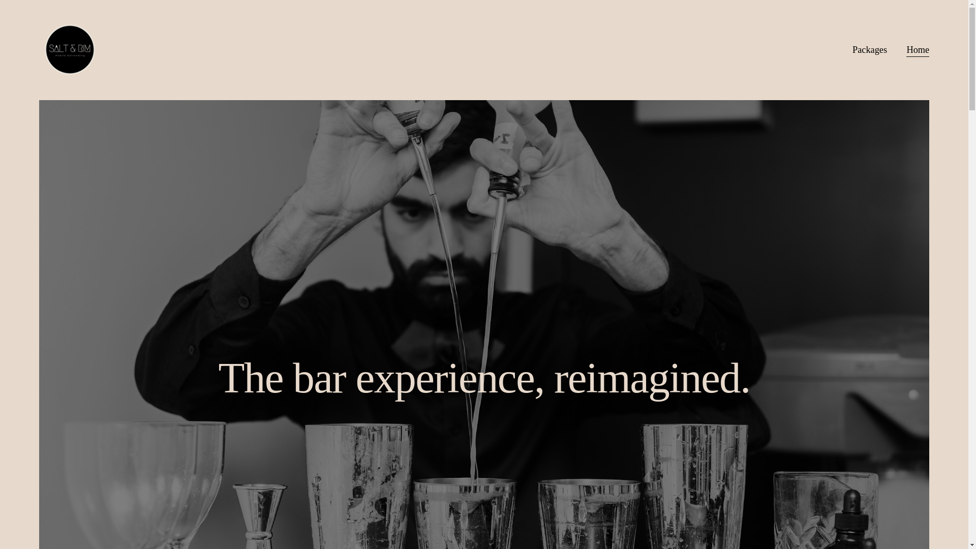 website screenshot of https://saltandrim.com/