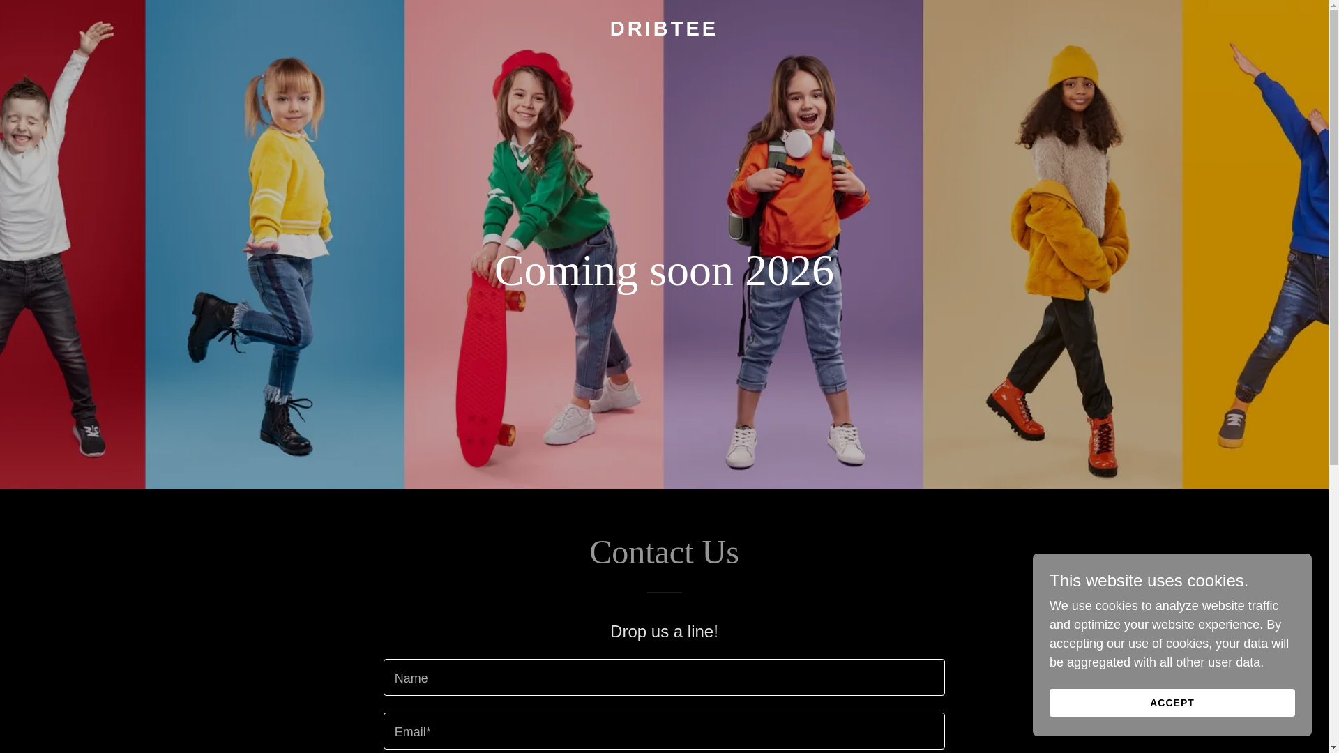 website screenshot of https://dribtee.com.au/