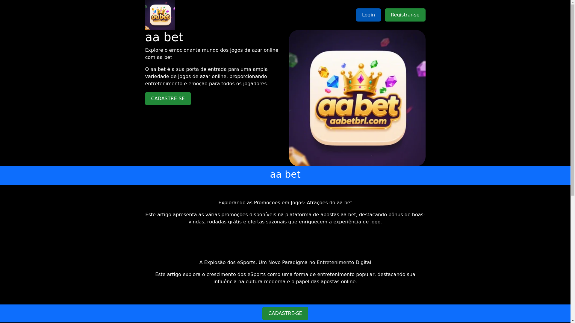 website screenshot of https://aabetbrl.com/