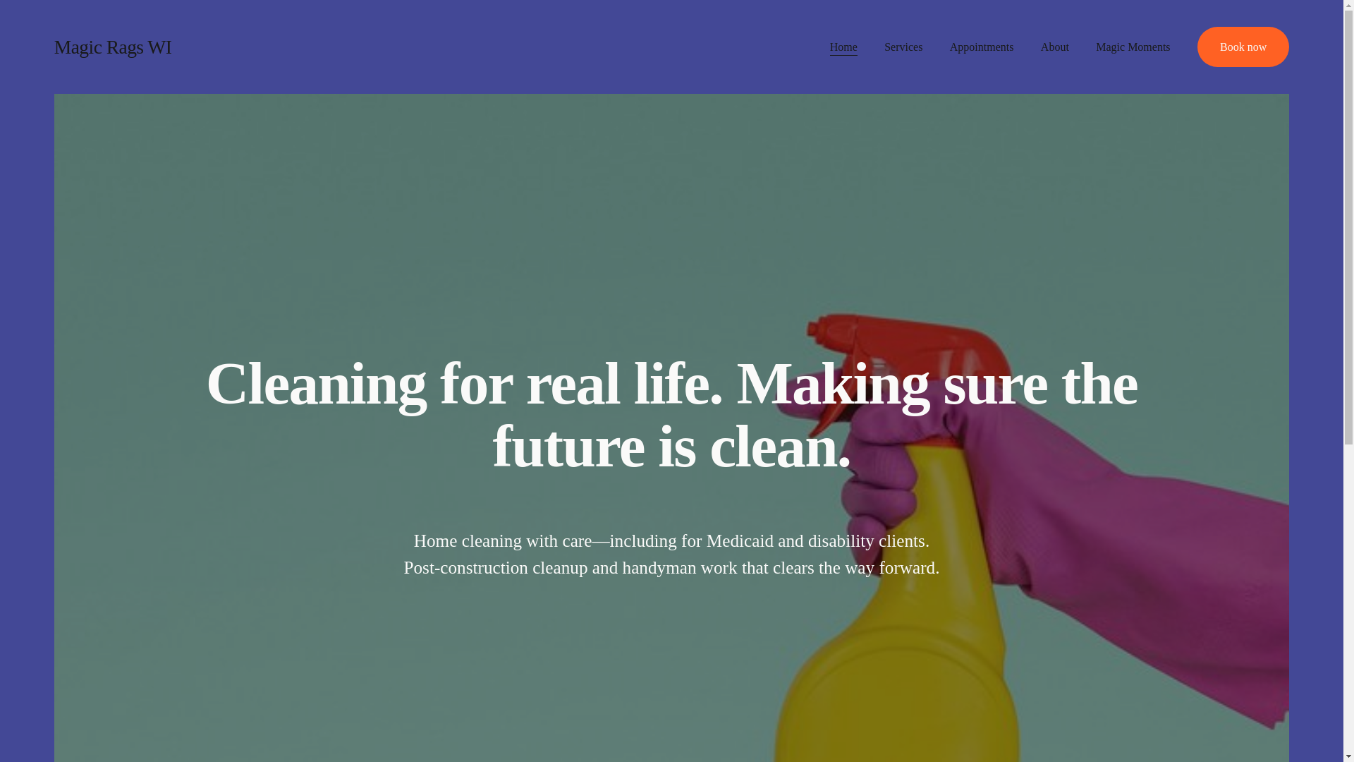 website screenshot of https://magicragsnew.com/