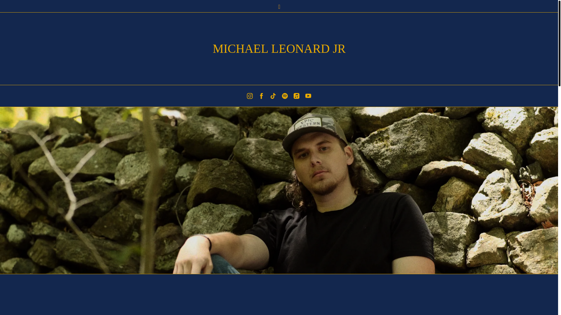 website screenshot of https://michaelleonardjrmusic.com/