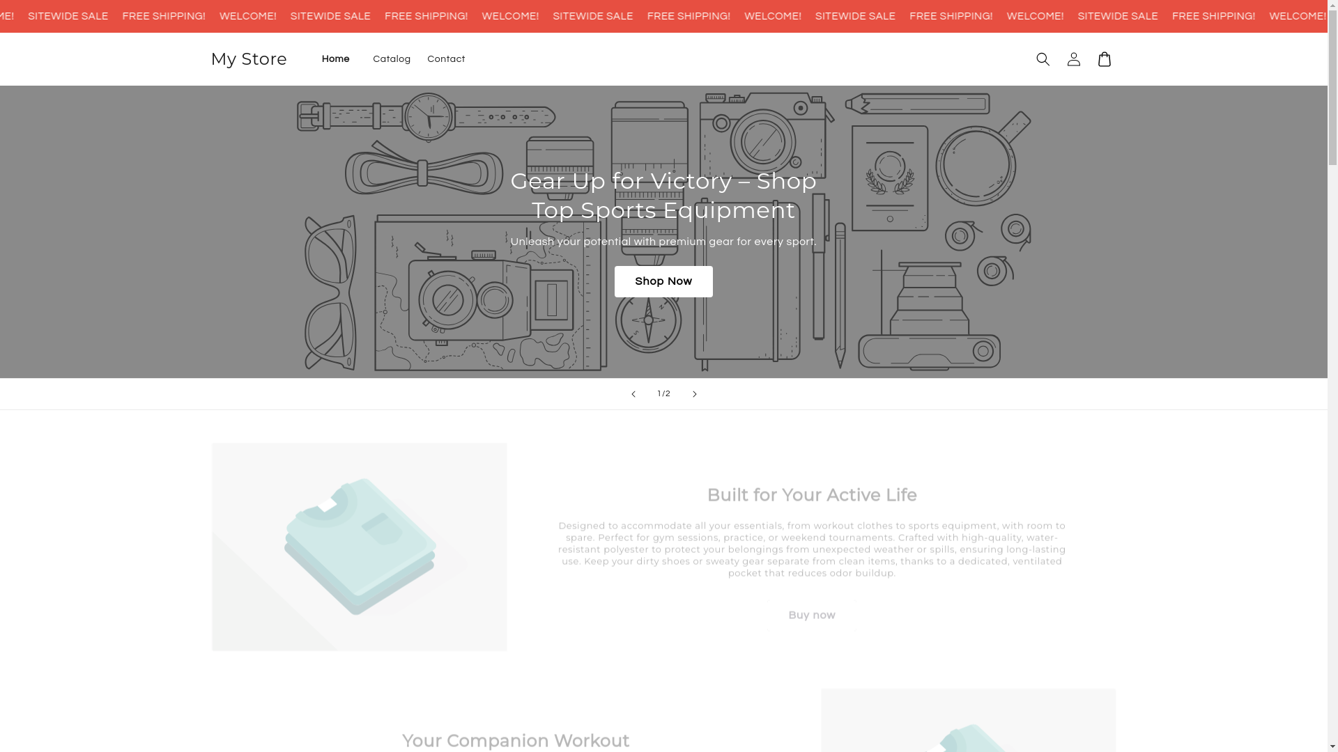 website screenshot of https://victorysupply.store/