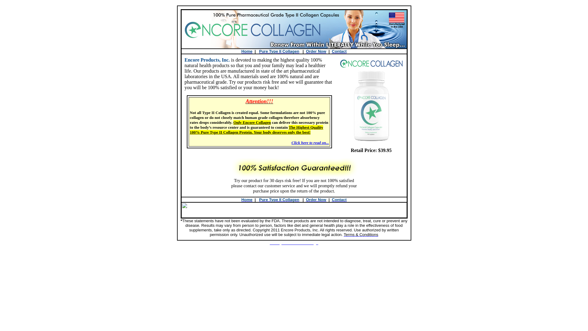 website screenshot of https://purecollagen2.com/