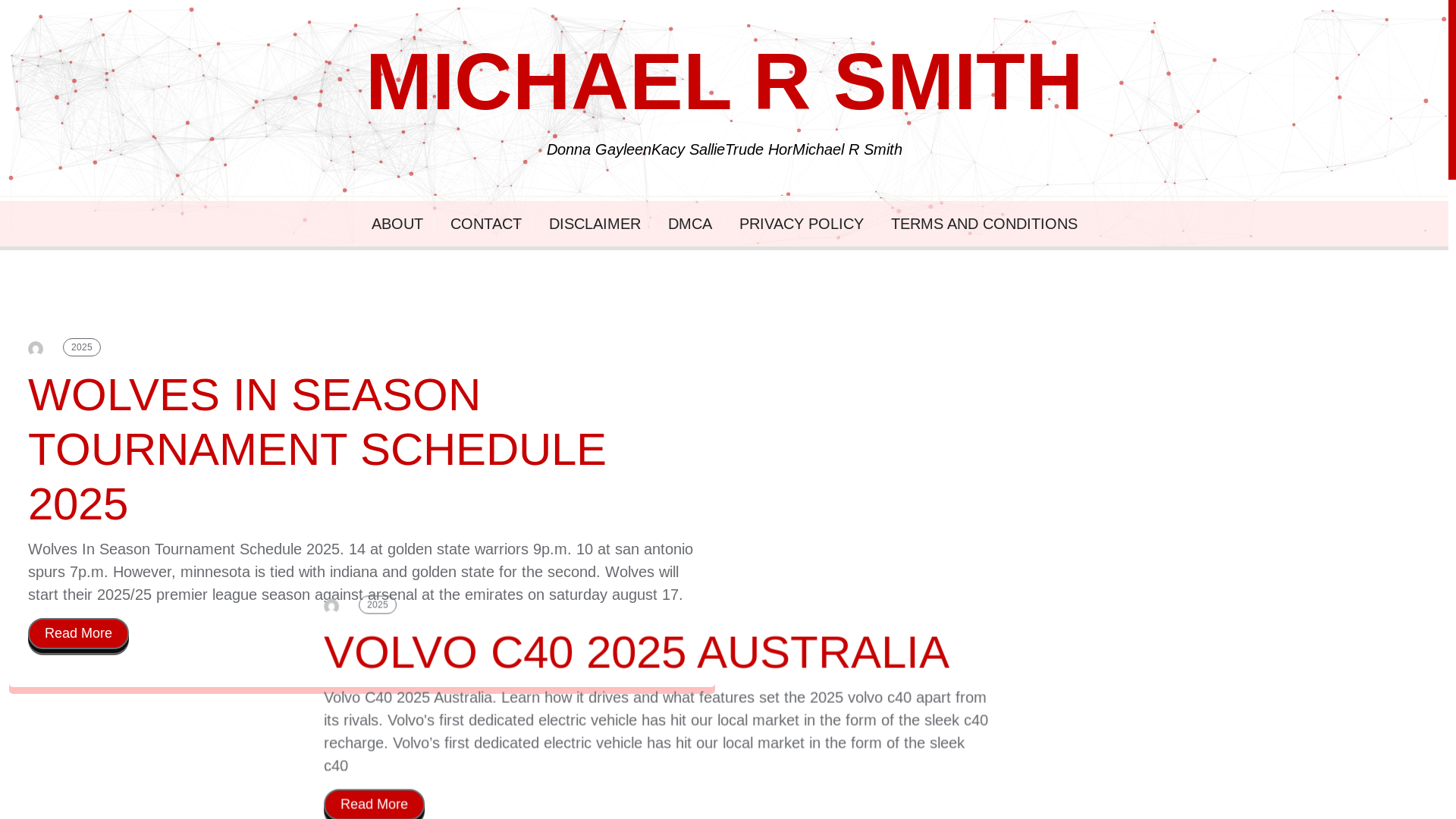 website screenshot of https://michaelrsmithj.pages.dev/