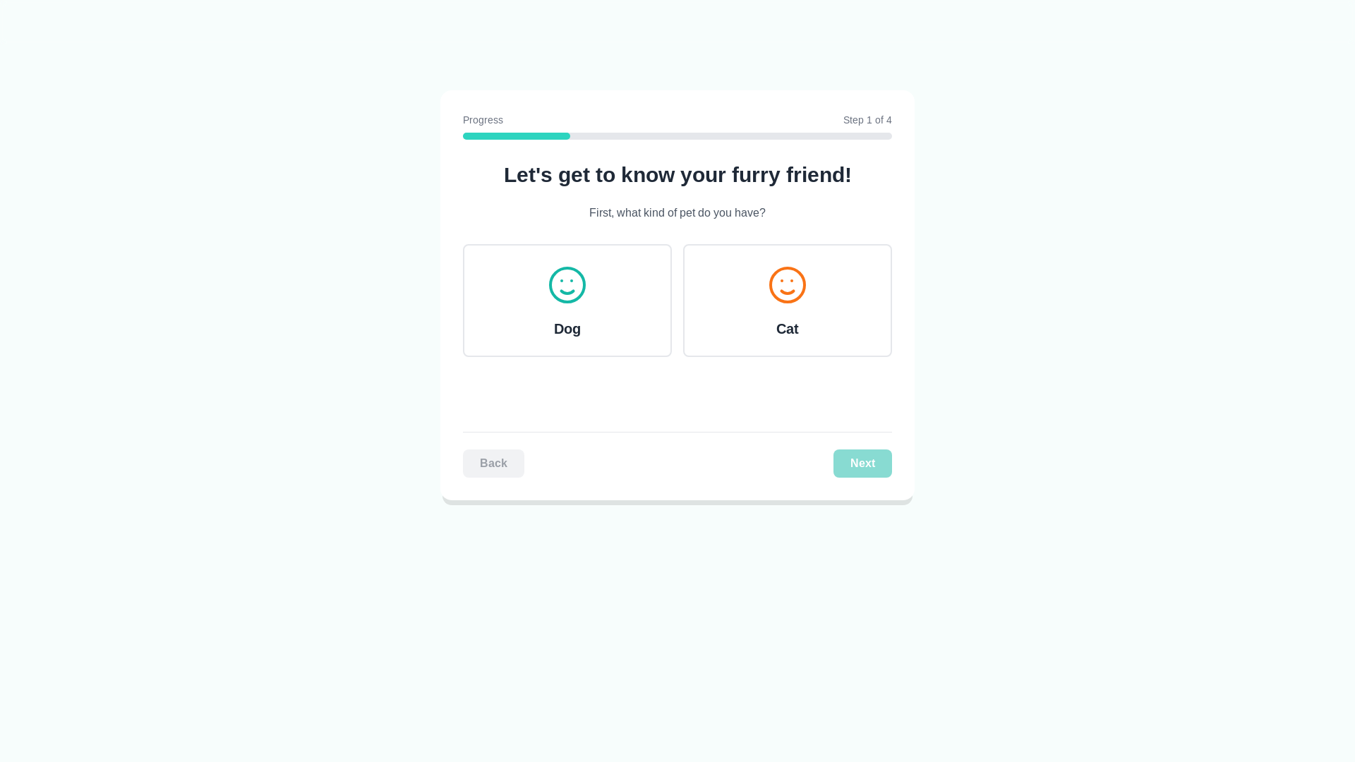 website screenshot of https://vetamindpetquiz.pages.dev/