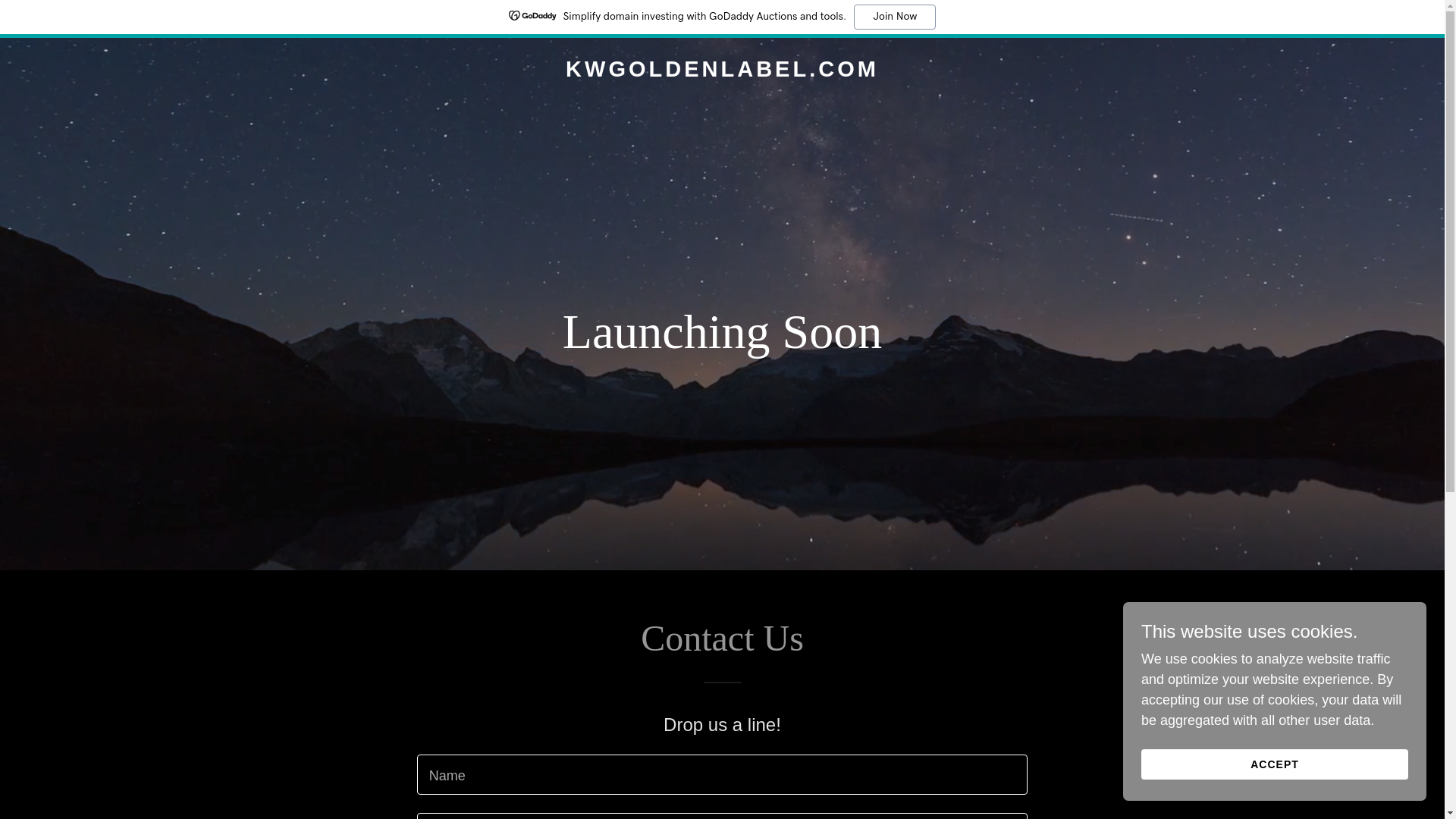 website screenshot of https://kwgoldenlabel.com/