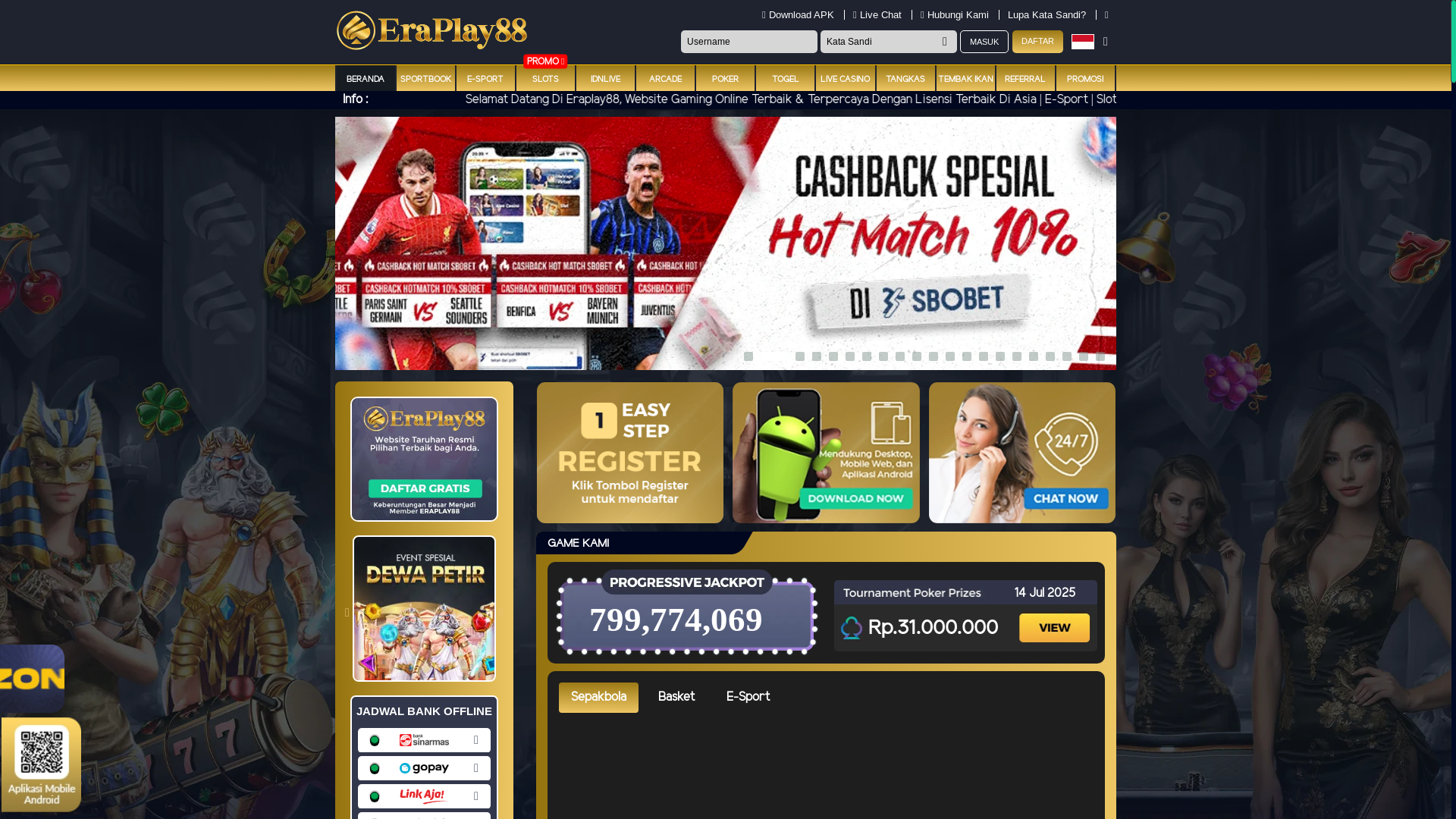 website screenshot of https://eraplay89red.xyz/