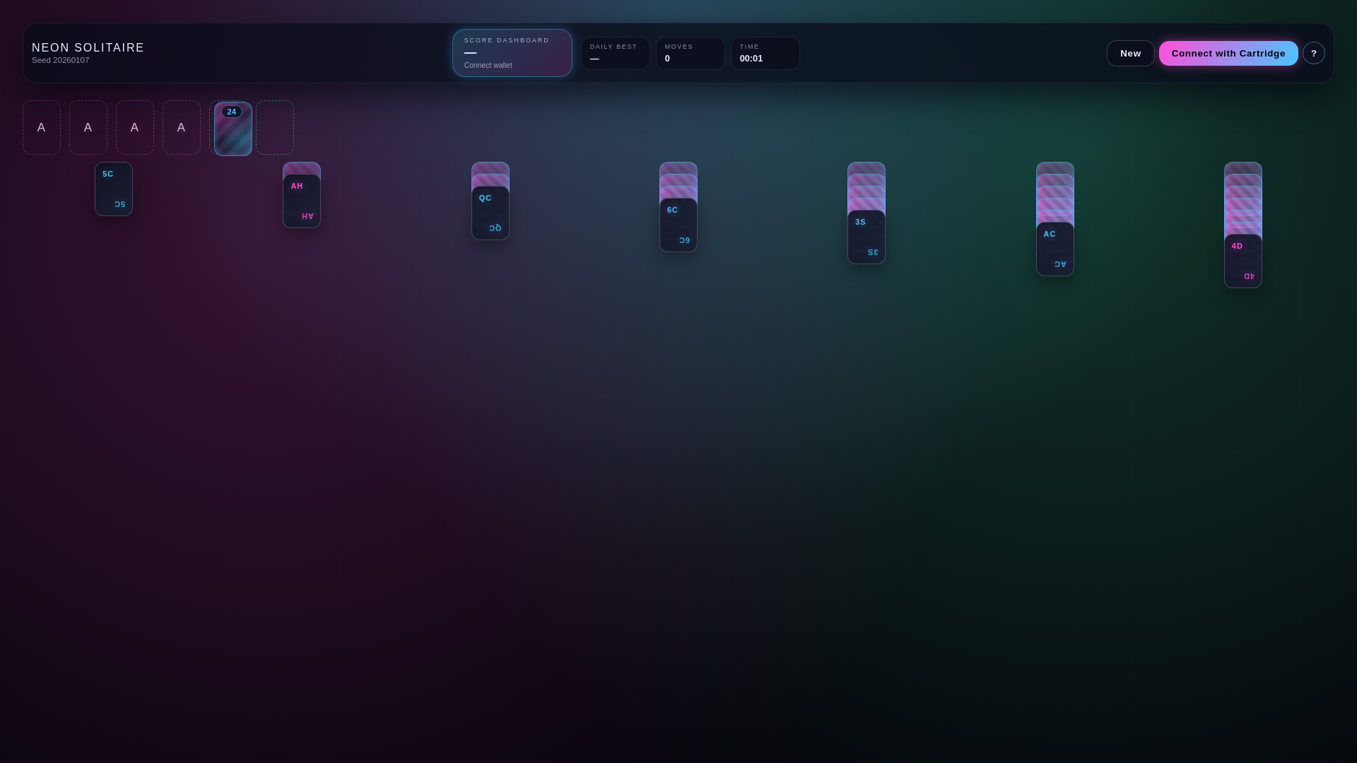 website screenshot of https://starknet-solitaire.pages.dev/