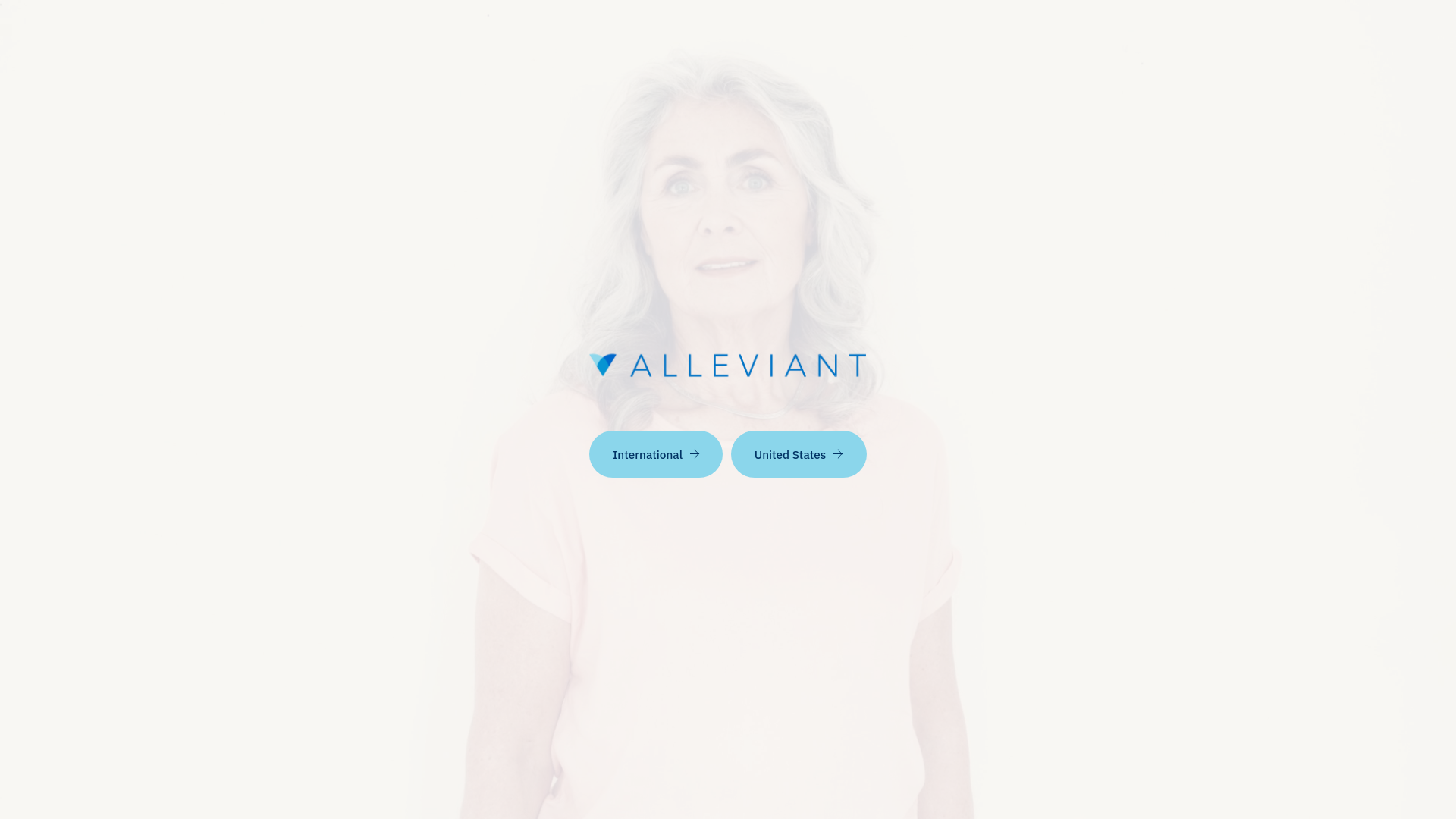 website screenshot of https://alleviantmedical.services/