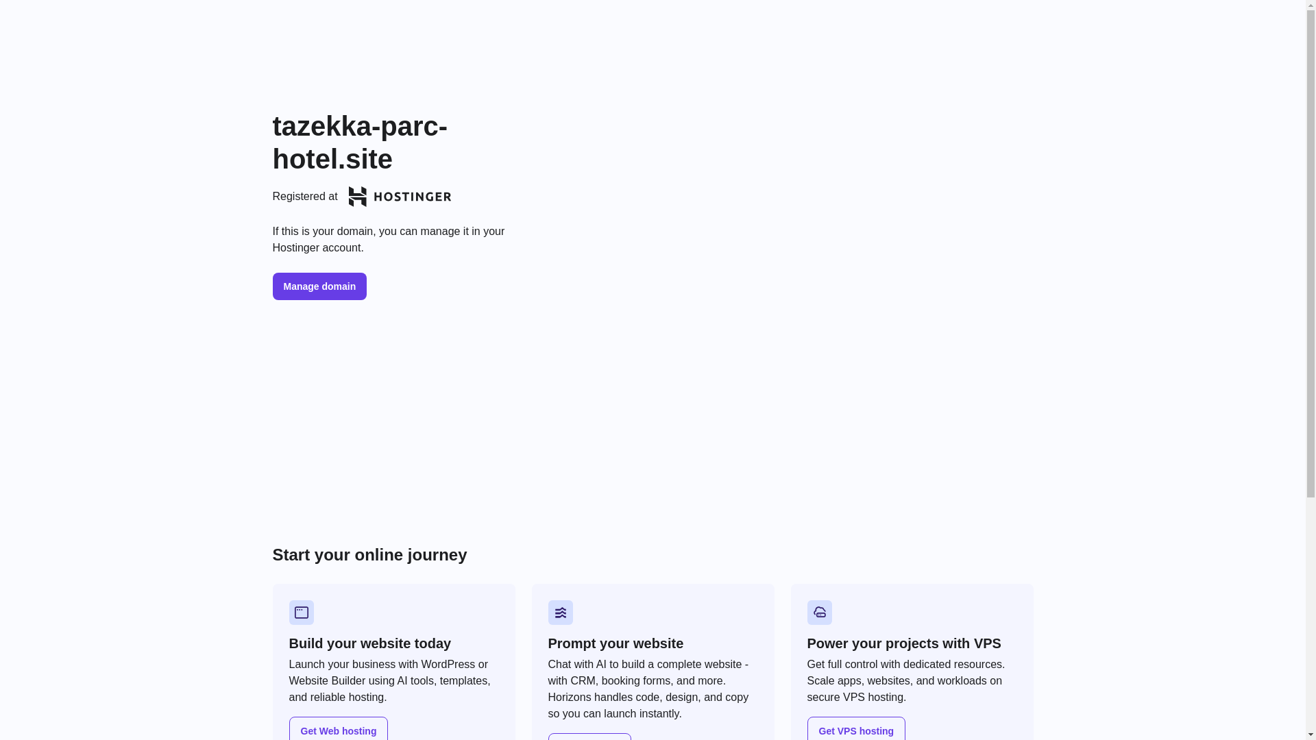 website screenshot of https://tazekka-parc-hotel.site/