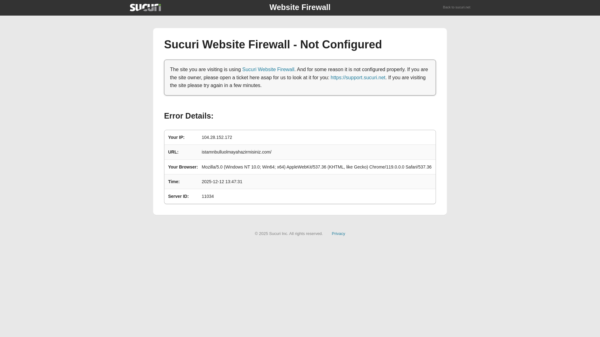 website screenshot of https://istamnbulluolmayahazirmisiniz.com/