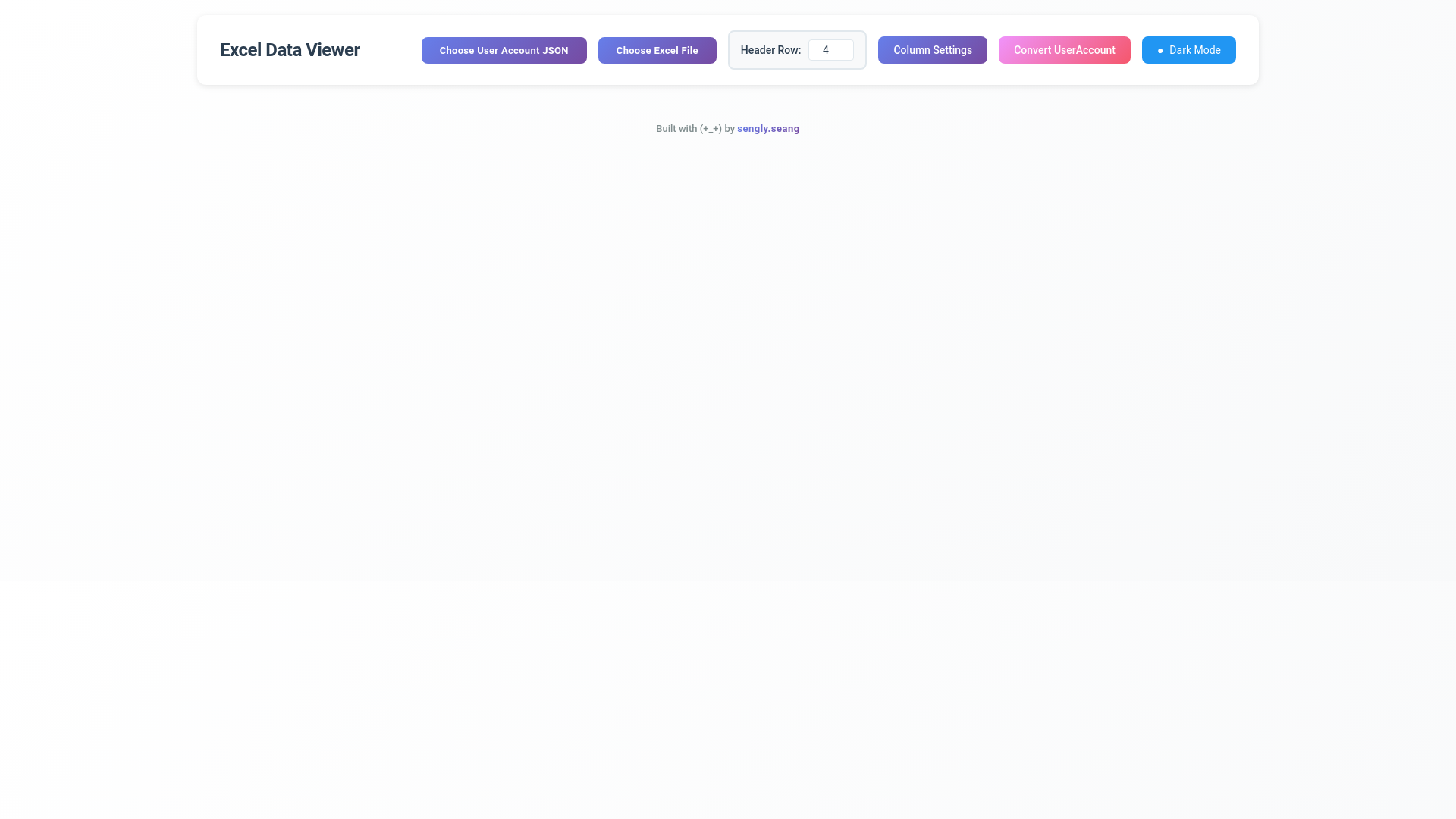 website screenshot of https://excel-data-viewer.pages.dev/