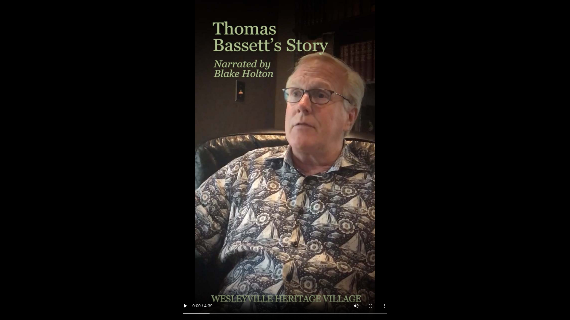 website screenshot of https://thomas-basset-video.pages.dev/