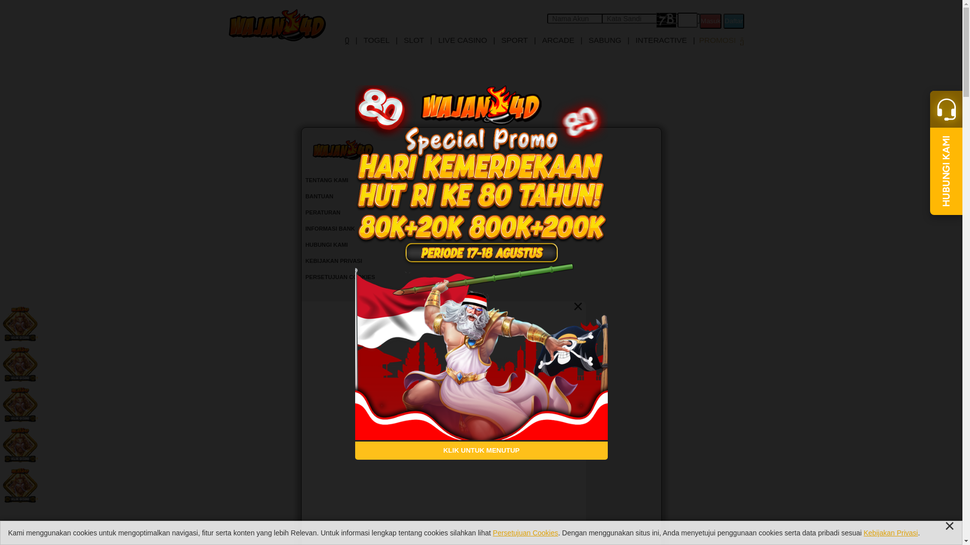 website screenshot of https://wjanpasti.info/