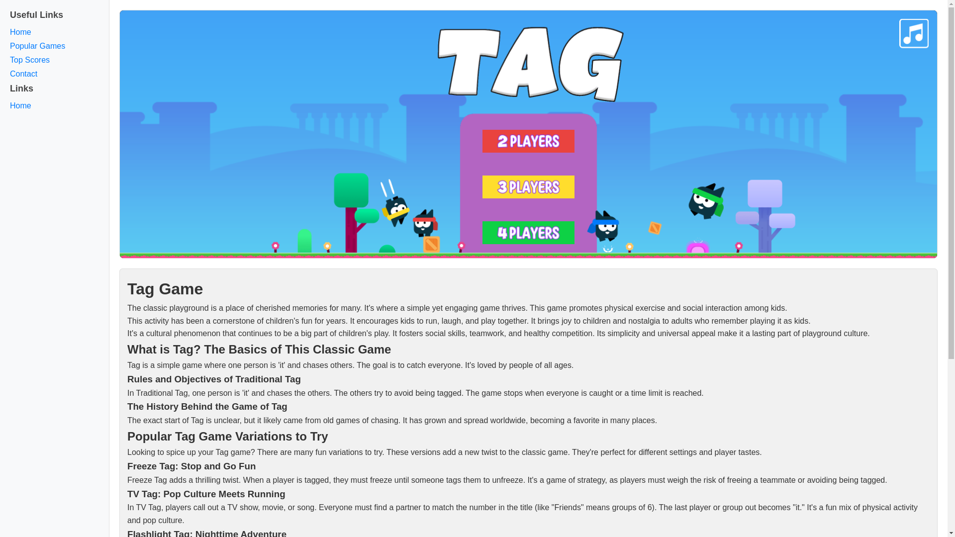 website screenshot of https://taggame2s.pages.dev/