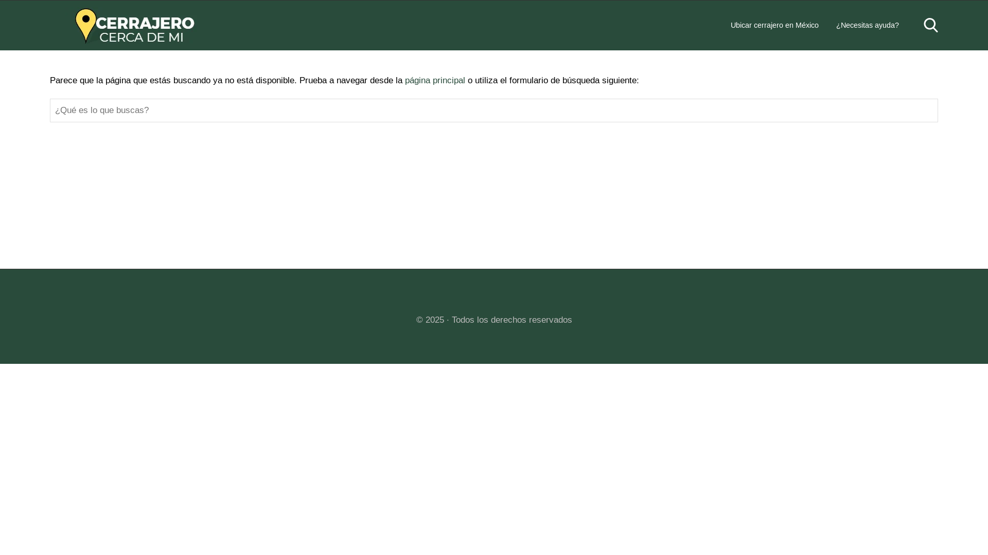 website screenshot of https://cerrajerosmexico.site/