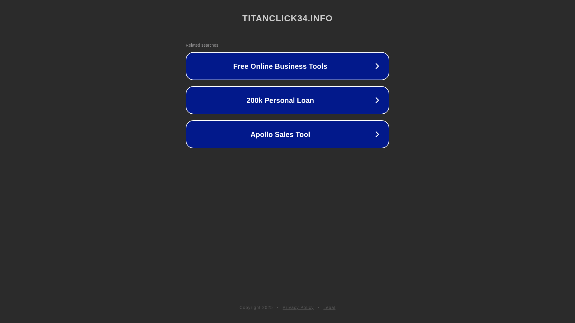 website screenshot of https://titanclick34.info/