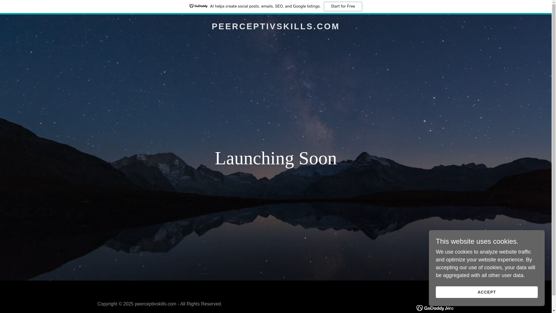website screenshot of https://peerceptivskills.com/