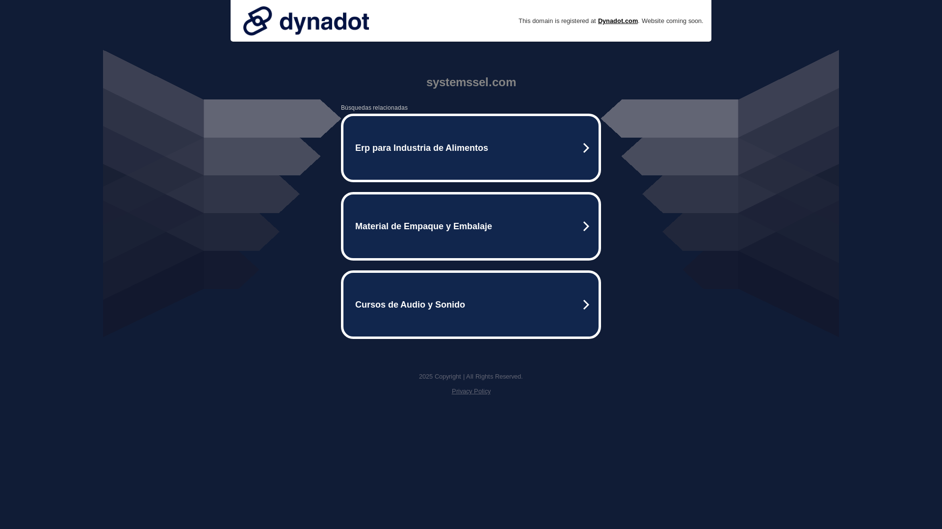 website screenshot of https://systemssel.com/