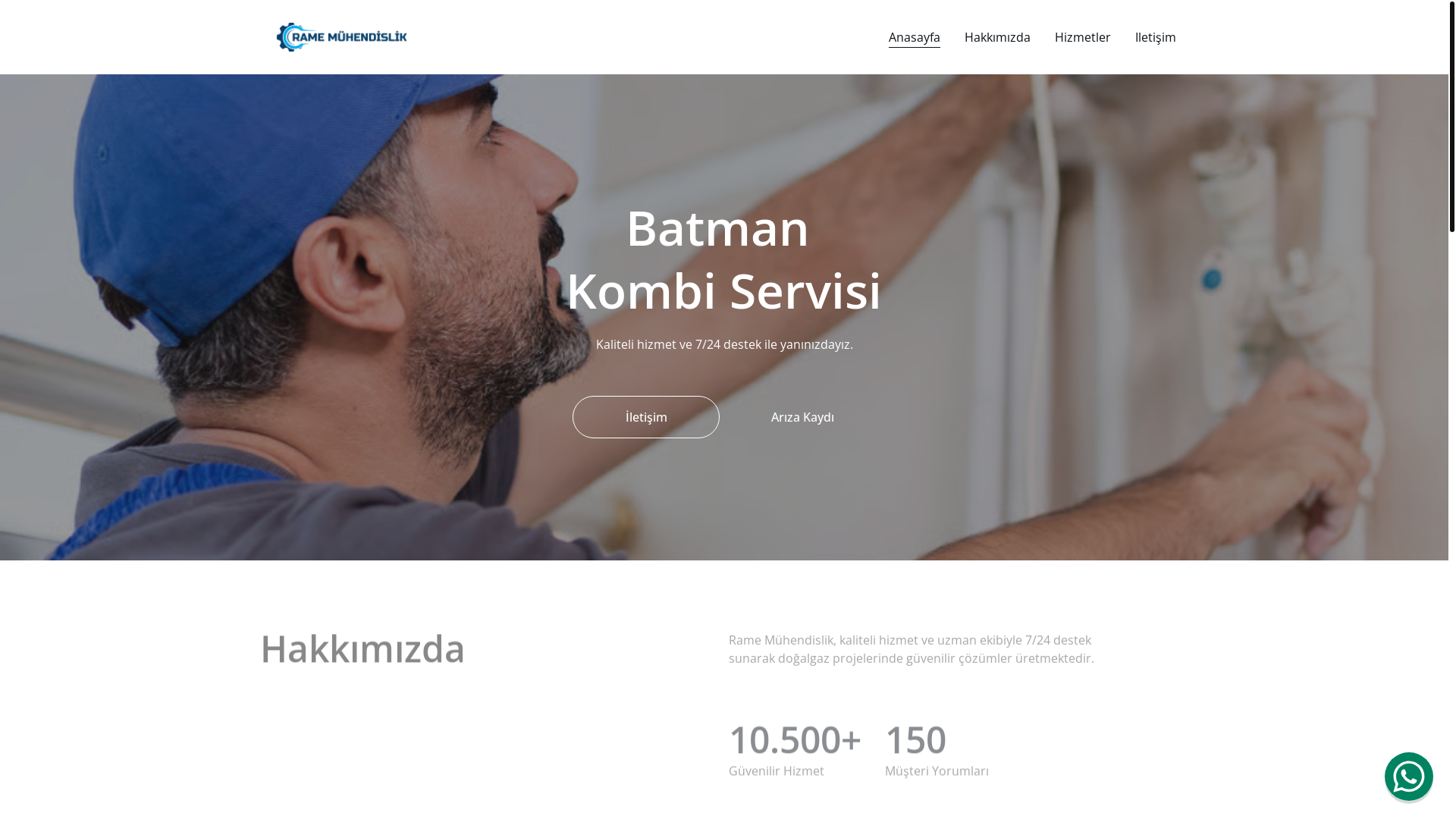 website screenshot of https://xn--rammemhendislik-4vb.com/