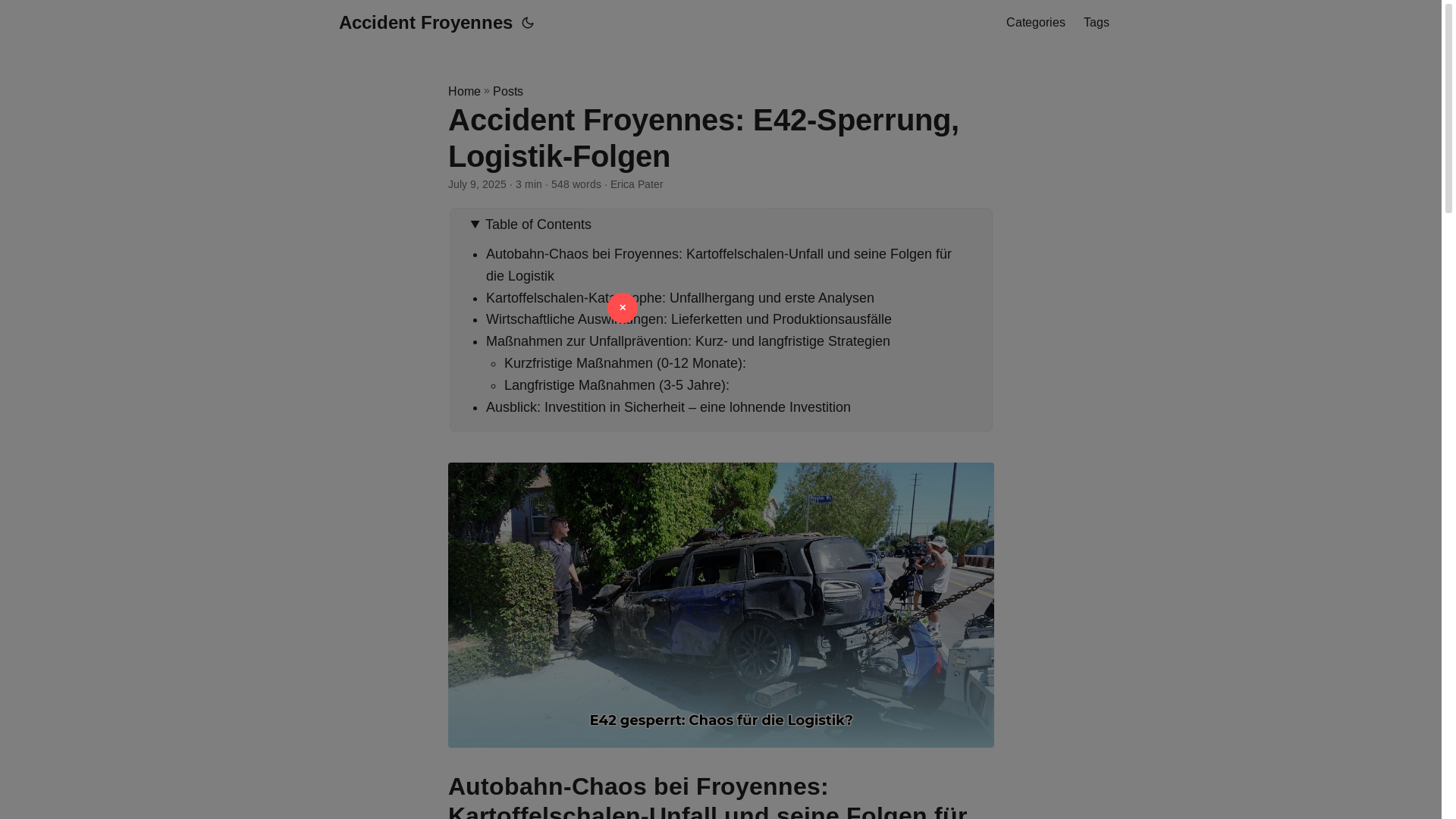 website screenshot of https://accident-froyennes.pages.dev/