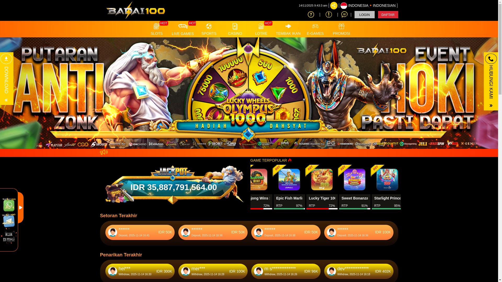 website screenshot of https://allbadai100i.cfd/