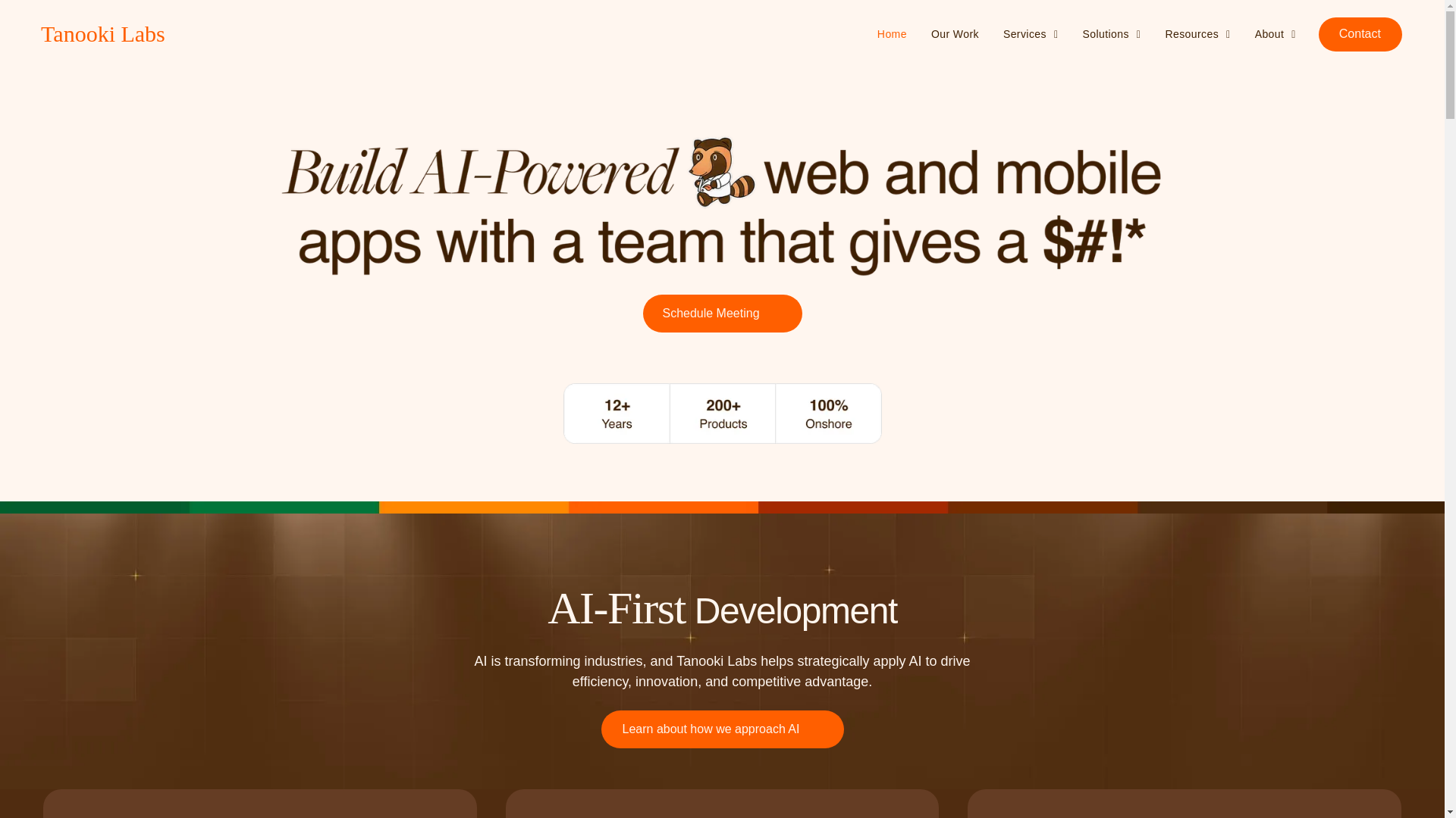 website screenshot of https://opentanookilabslabs.com/
